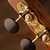 Sloane Classical Guitar Tuners with Ebony Knobs and Flower Baseplates