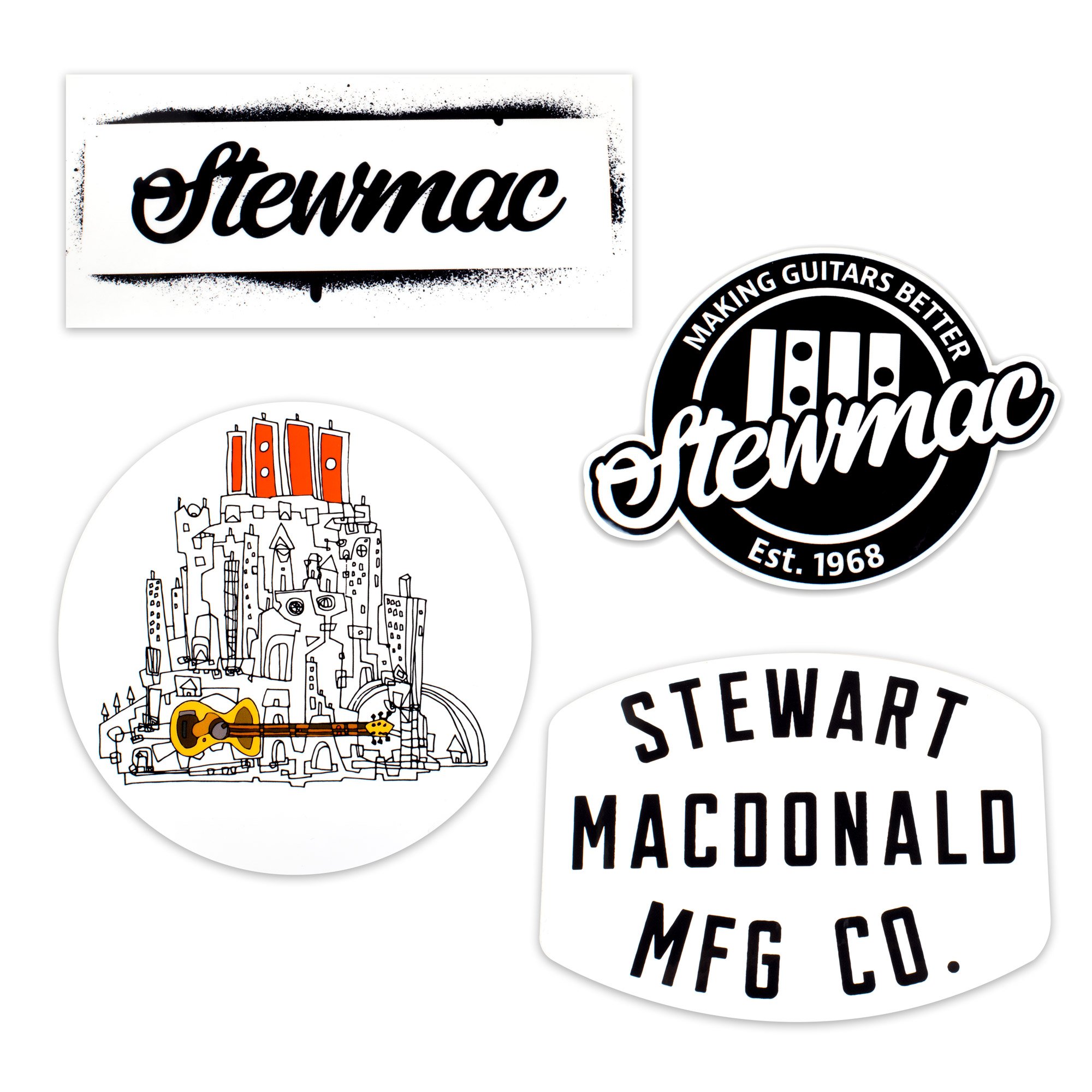 StewMac Sticker Bundle No 2 StewMac stewmac-sticker-bundle-no-2-stewmac