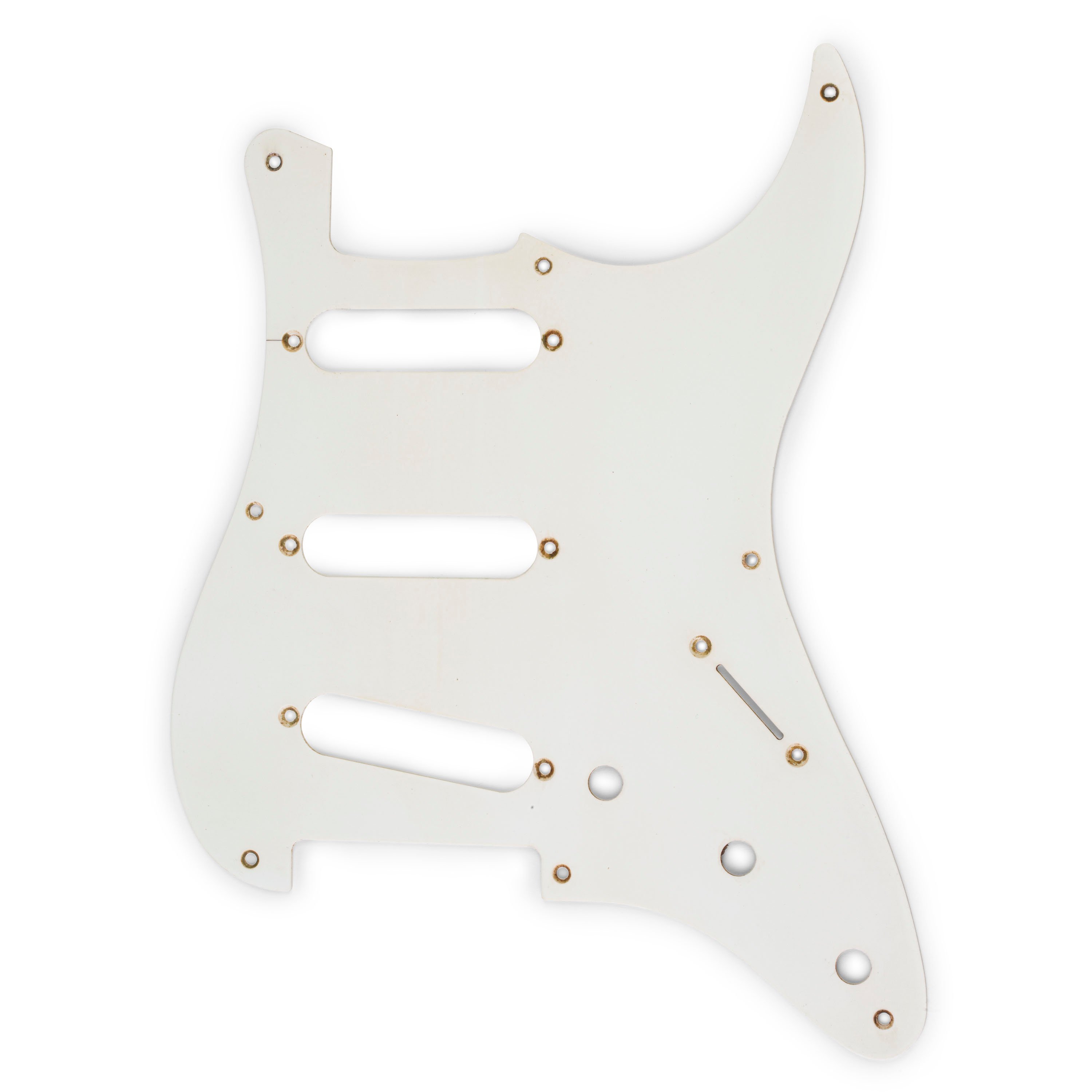 Fender Stratocaster Pickguard, 11-Hole, Aged White Pearloid