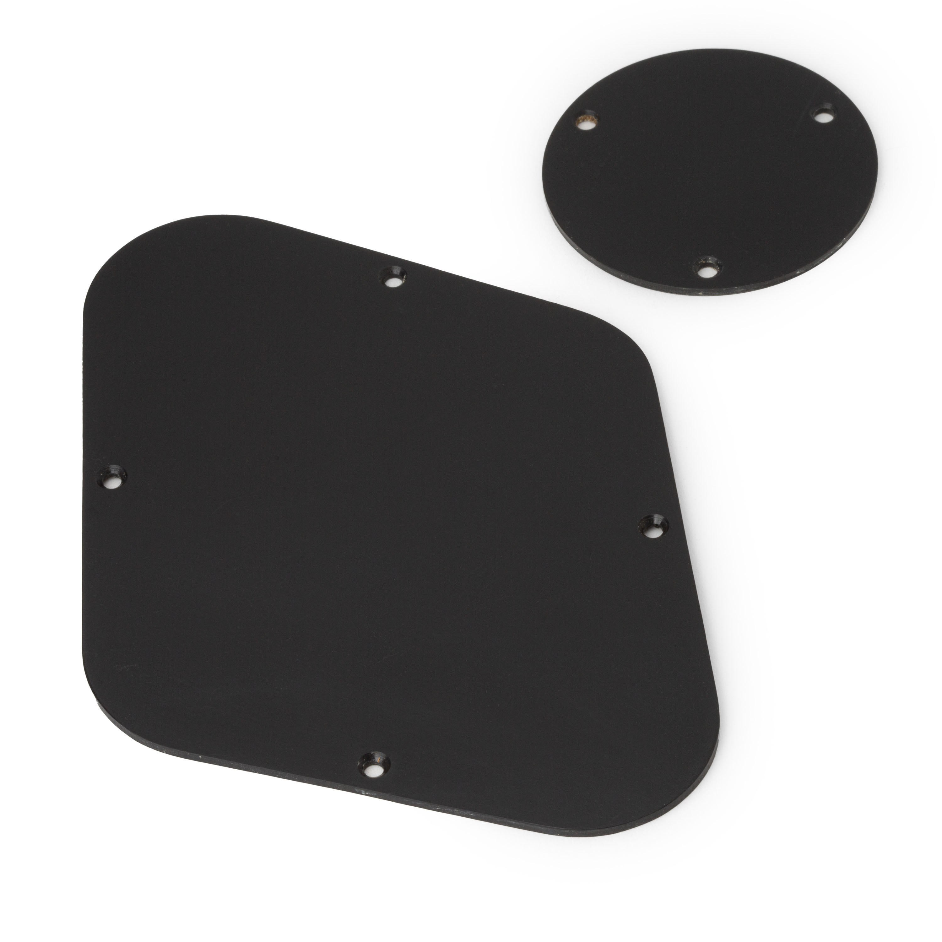 GuitarSlinger Aged Backplate Set for Gibson® Les Paul®, Aged Black