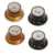 GuitarSlinger Aged Top Hat Bell Reflector Knobs, Set of 4