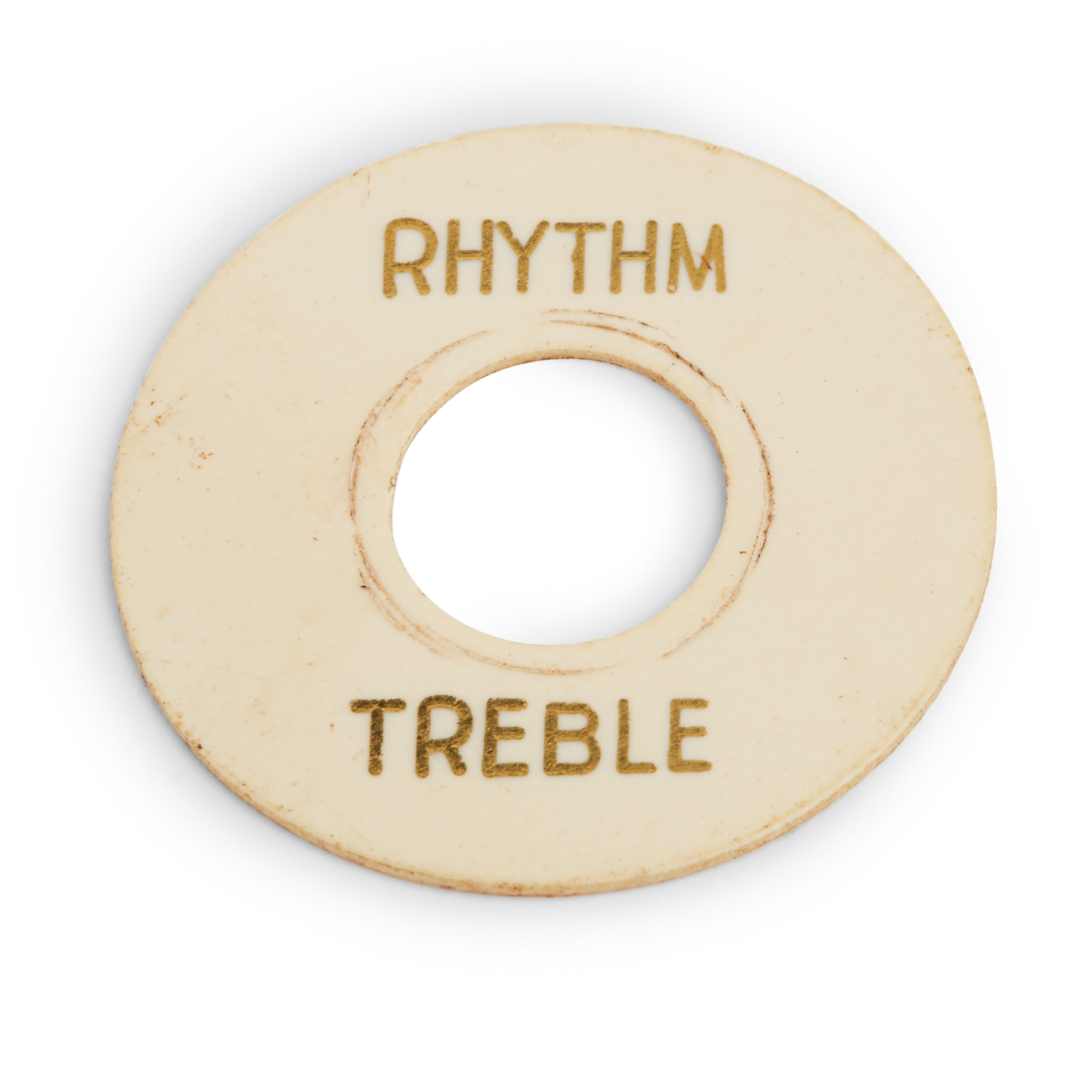 GuitarSlinger Aged Toggle Switch Plate, Aged Cream GuitarSlinger Aged Toggle Switch Plate, Aged Cream