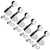 StewMac 6-In-Line Tuners with Oval Knob, Chrome