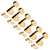 StewMac 6-In-Line Tuners with Large Schaller-style Knob, Gold