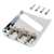 StewMac Traditional Threaded 3-Saddle Bridge for Telecaster, Chrome