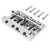 StewMac High-mass Bass Bridge, Chrome