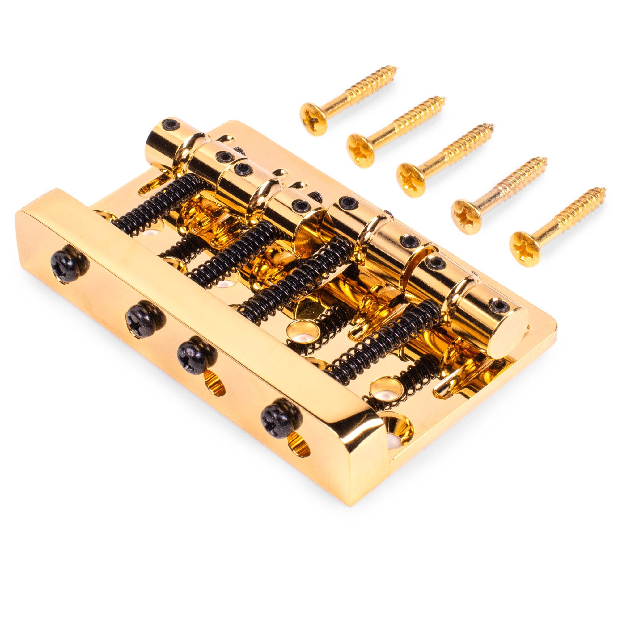 StewMac High-mass Bass Bridge, Gold StewMac High-mass Bass Bridge, Gold