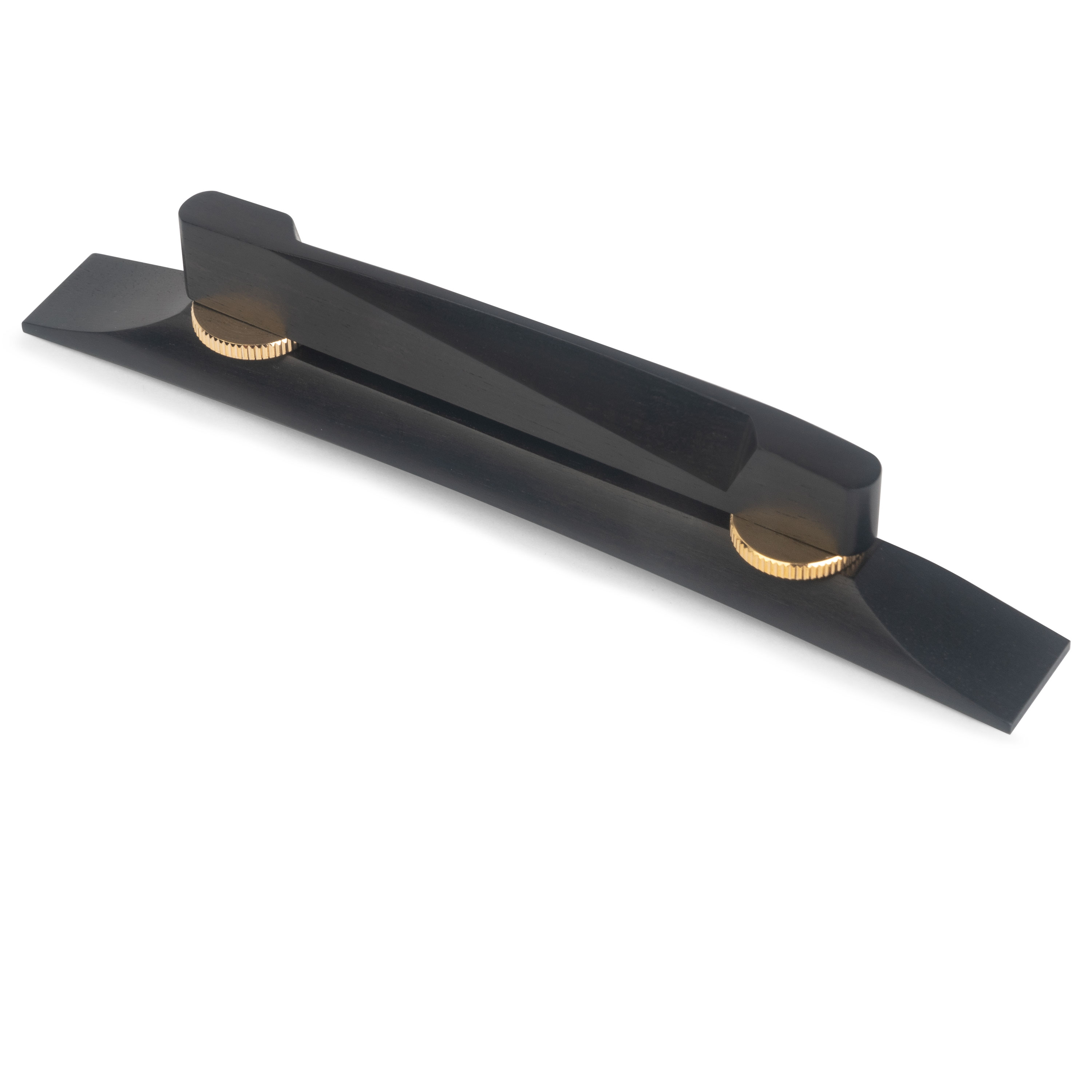 Benedetto Archtop Guitar Bridge, Ebony with Gold Benedetto Archtop Guitar Bridge, Ebony with Gold