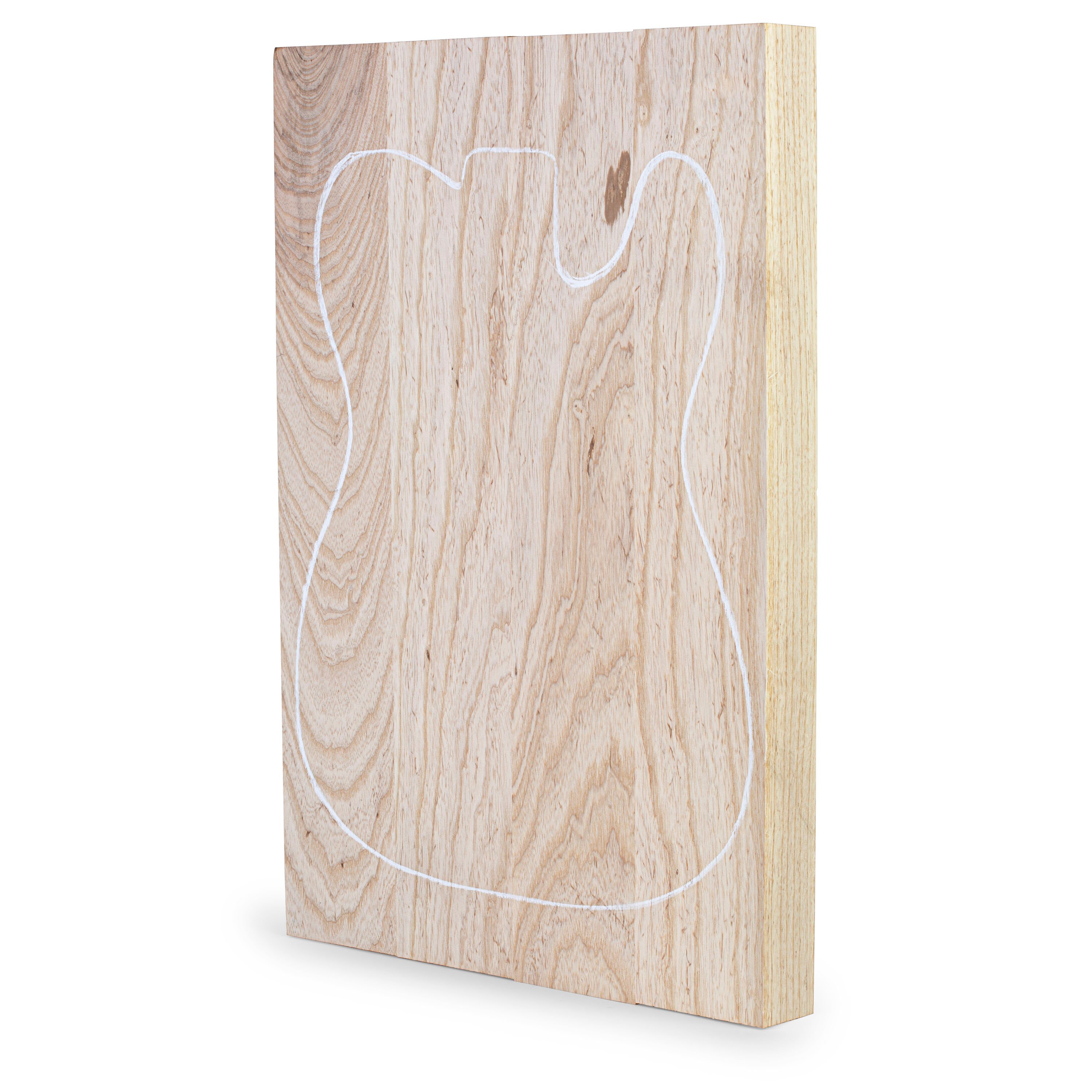 Swamp Ash Paint-grade Body Blank, 4-Piece Swamp Ash Paint-grade Body Blank, 4-Piece