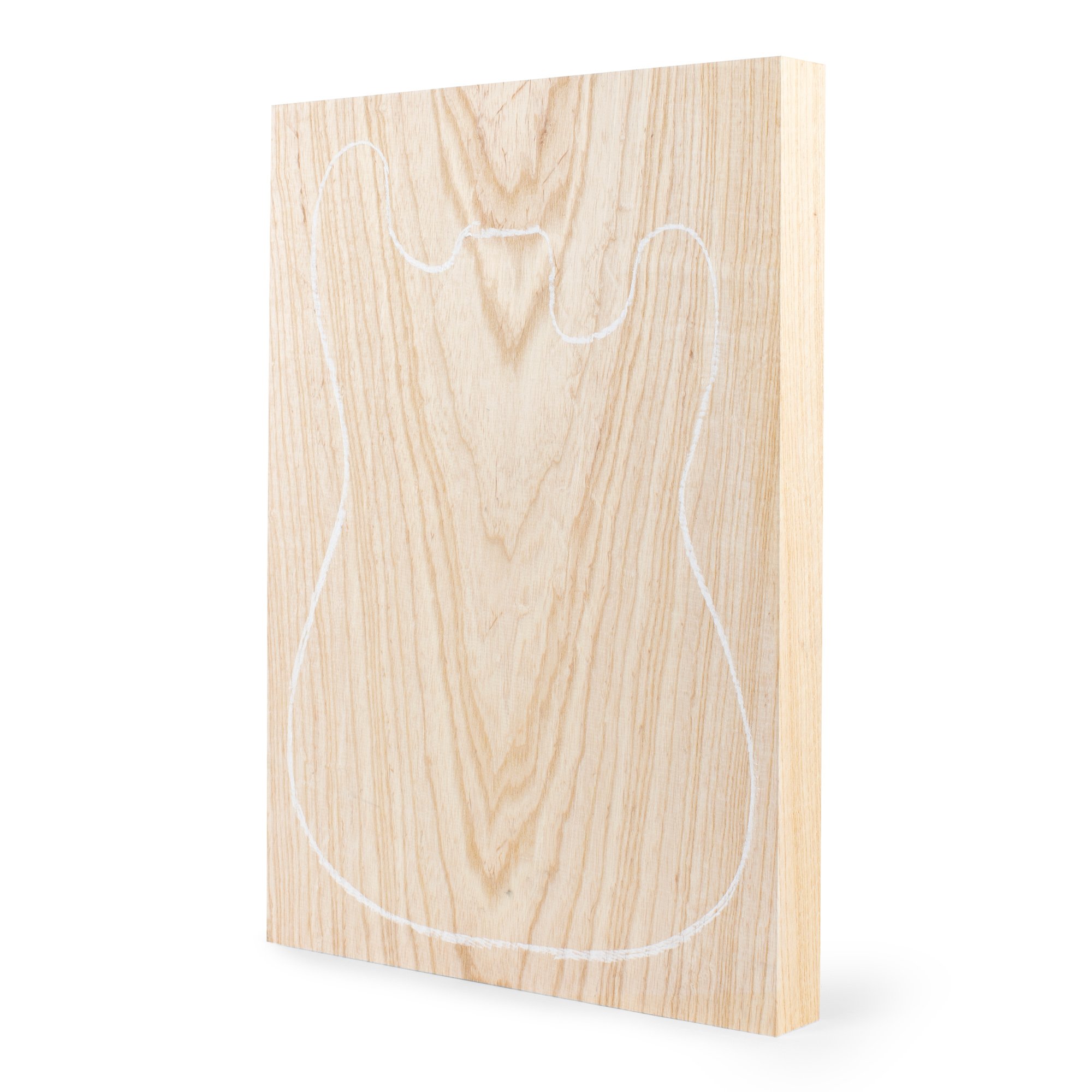 Swamp Ash Paint-grade Body Blank, 1-Piece Swamp Ash Paint-grade Body Blank, 1-Piece