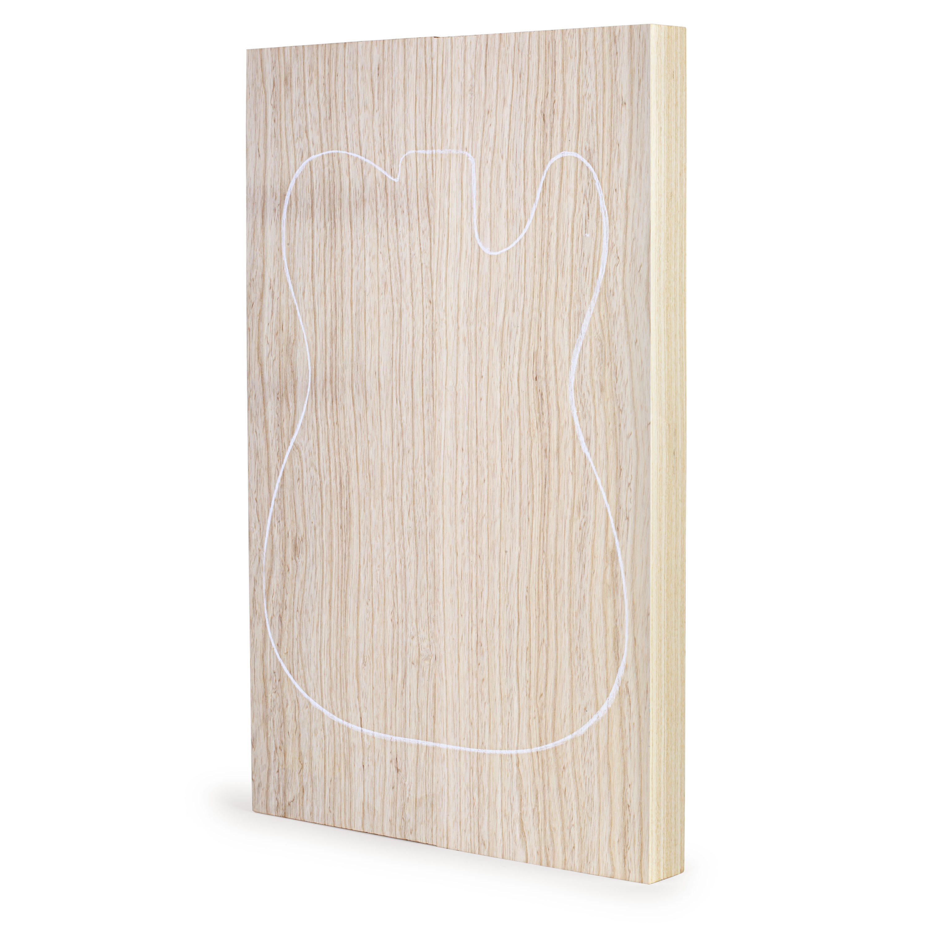Swamp Ash Body Blank for Laminated Top, 2-Piece Swamp Ash Body Blank for Laminated Top, 2-Piece