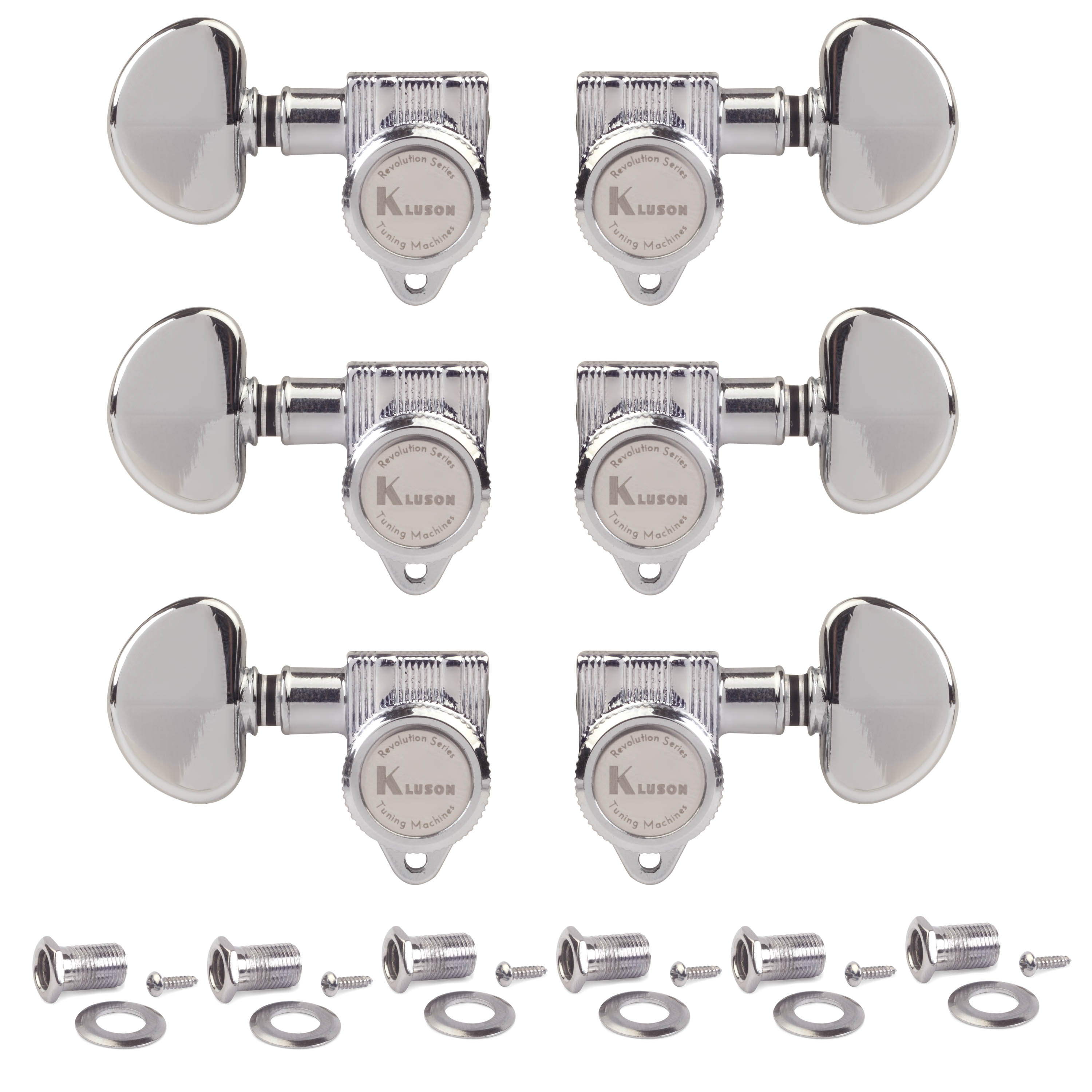 Kluson 3+3 Locking Revolution Series E-Mount Tuners