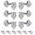 Kluson 3+3 Locking Revolution Series E-Mount Tuners, Chrome