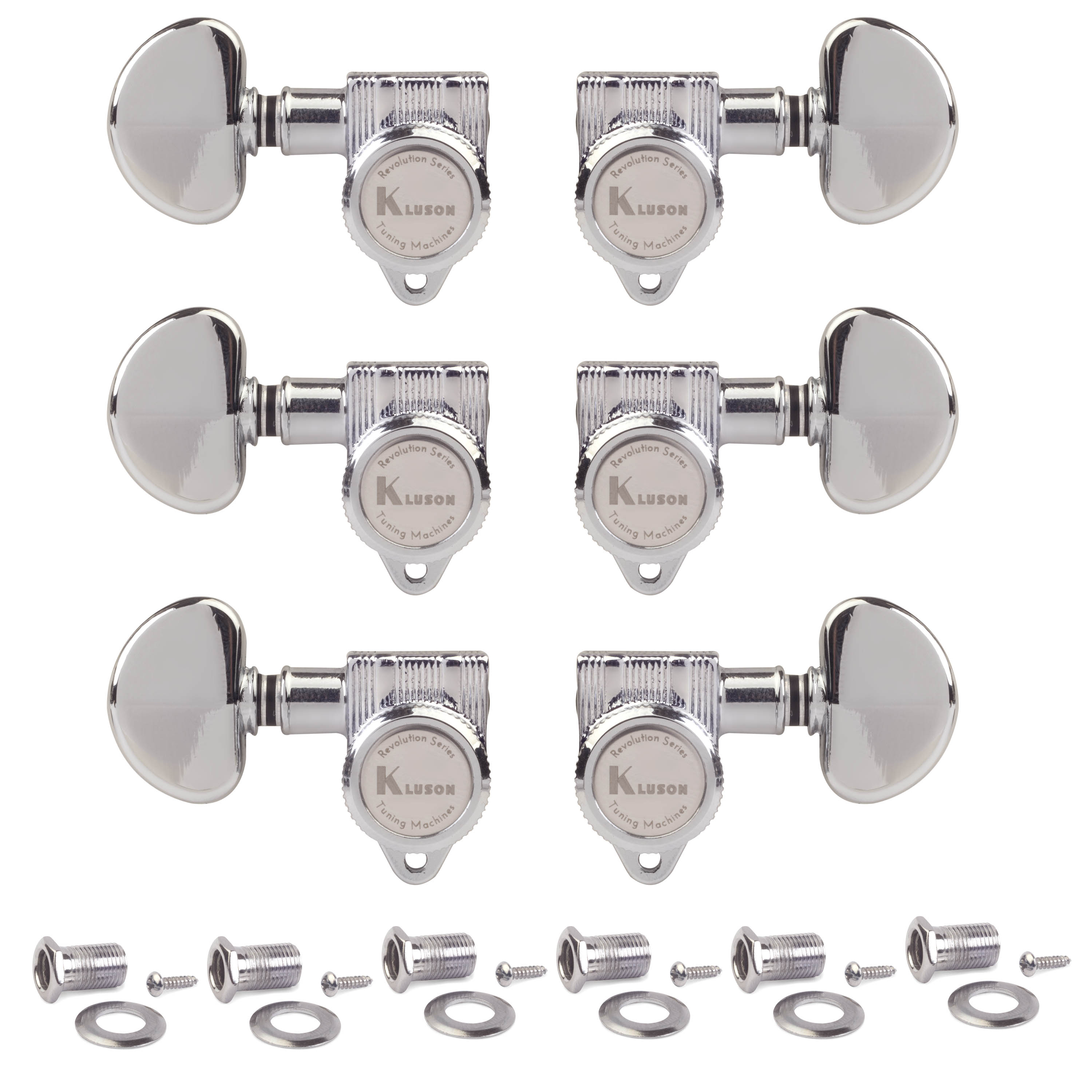 Kluson Revolution ギターペグ Amazon.com: Kluson Revolution Diecast Tuners - 3 Per Side