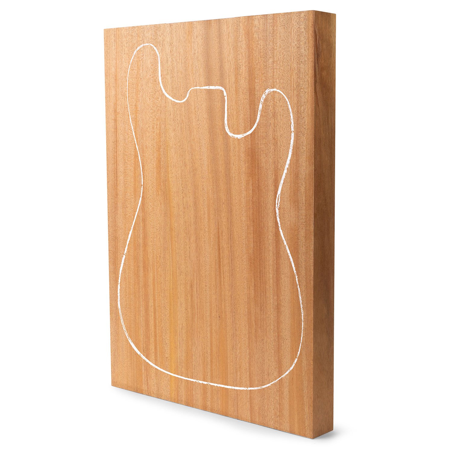 African Mahogany Body Blank, 3-Piece