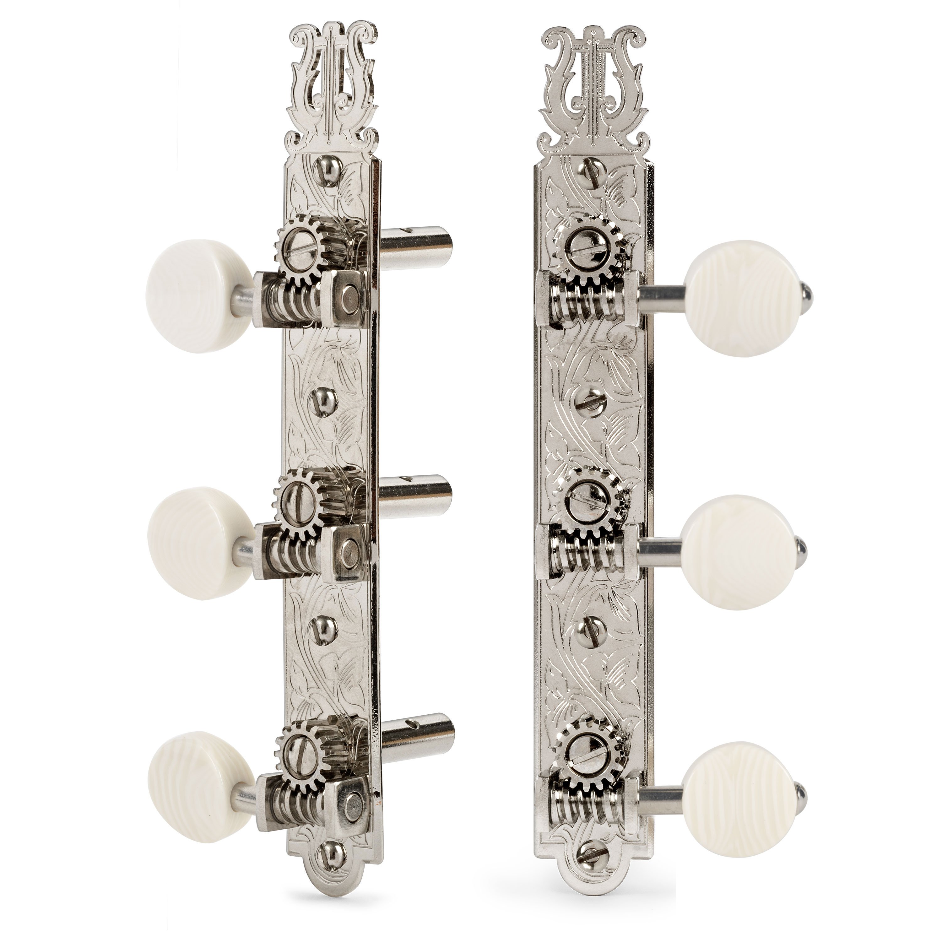 Golden Age 1919 Restoration Guitar Tuners with Ivoroid Knobs for