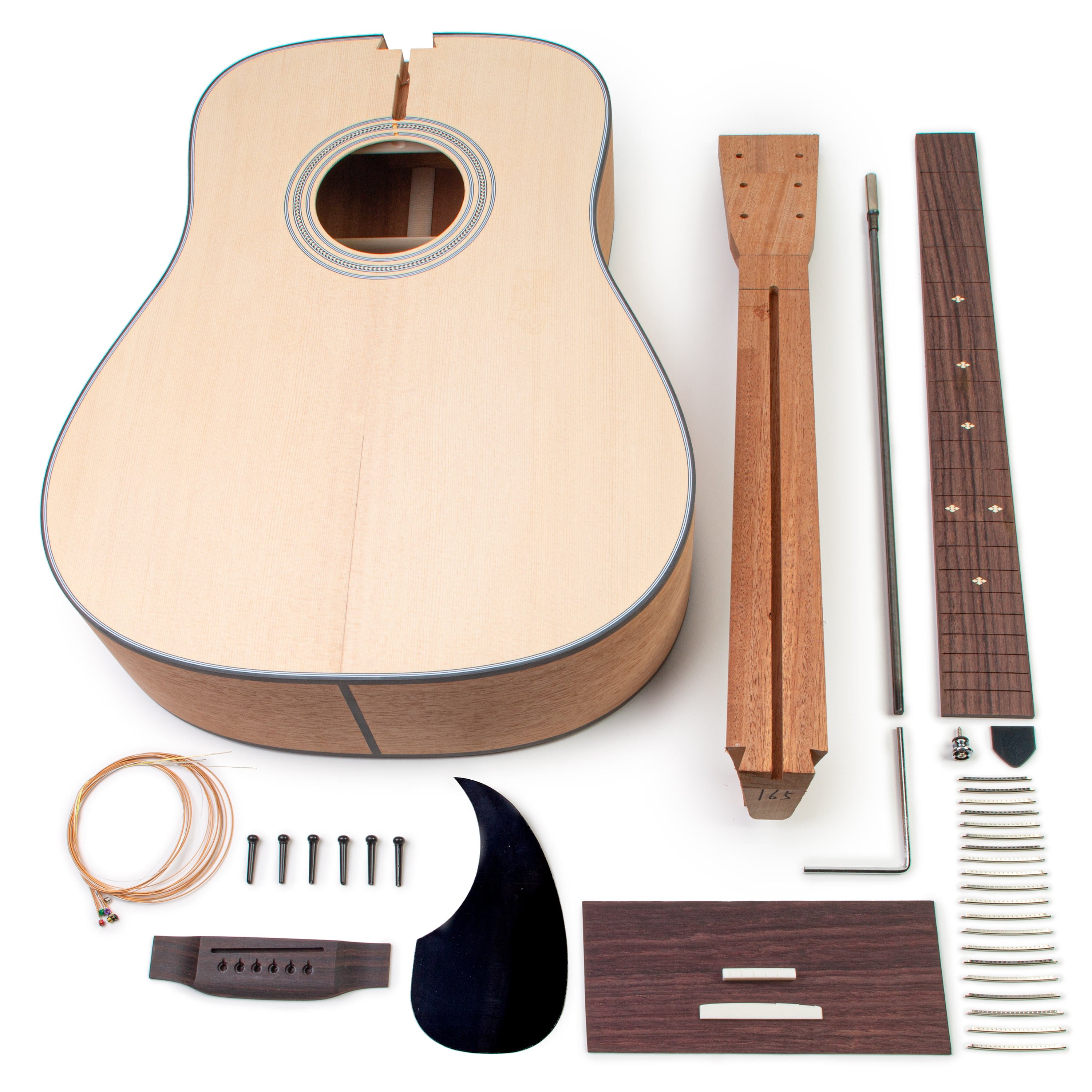 StewMac Premium Body-Built Acoustic Guitar Kit - StewMac