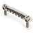 GuitarSlinger Cryocated Aged Aluminum Stop Tailpiece, Aged Nickel