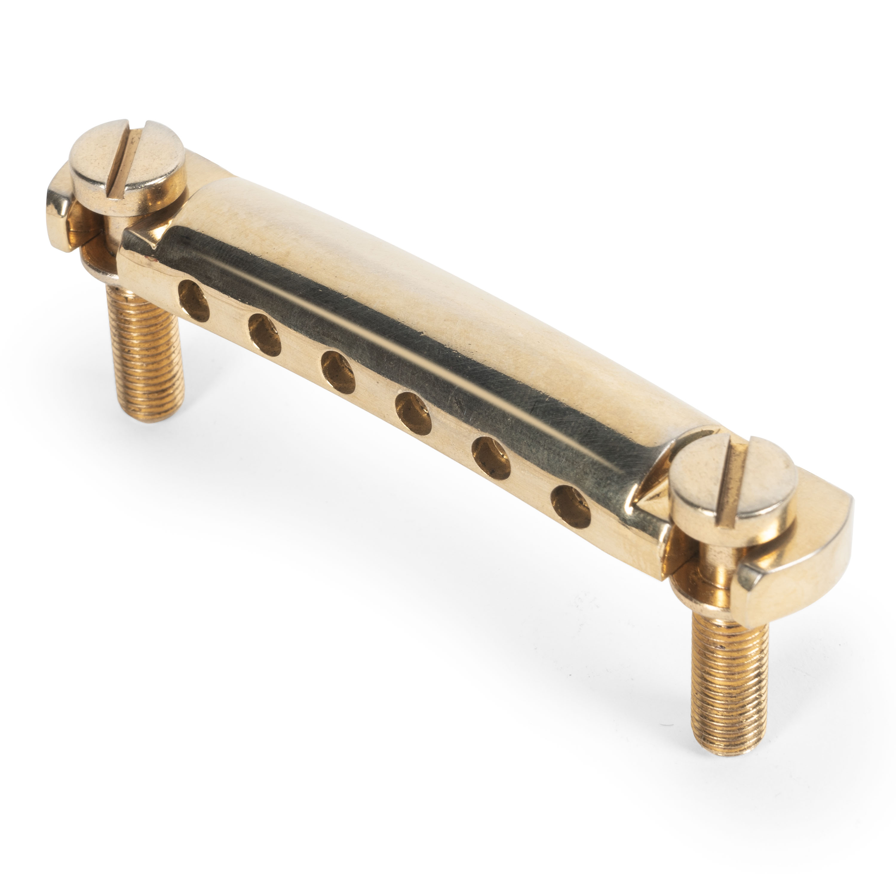GuitarSlinger Cryocated Aged Aluminum Stop Tailpiece, Aged Gold GuitarSlinger Cryocated Aged Aluminum Stop Tailpiece, Aged Gold