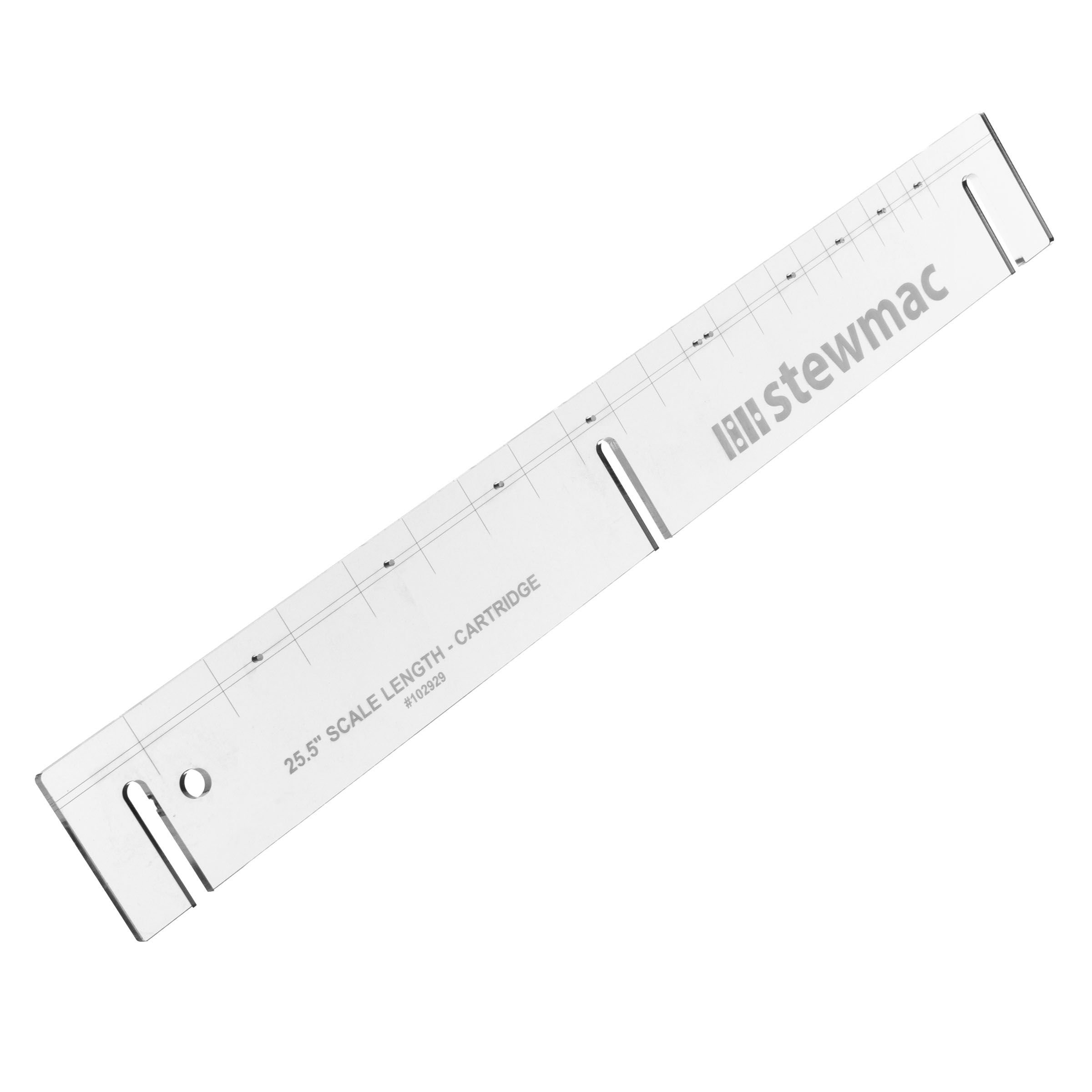 StewMac Fretboard Side Dot Drilling System, 25.5" Scale Template