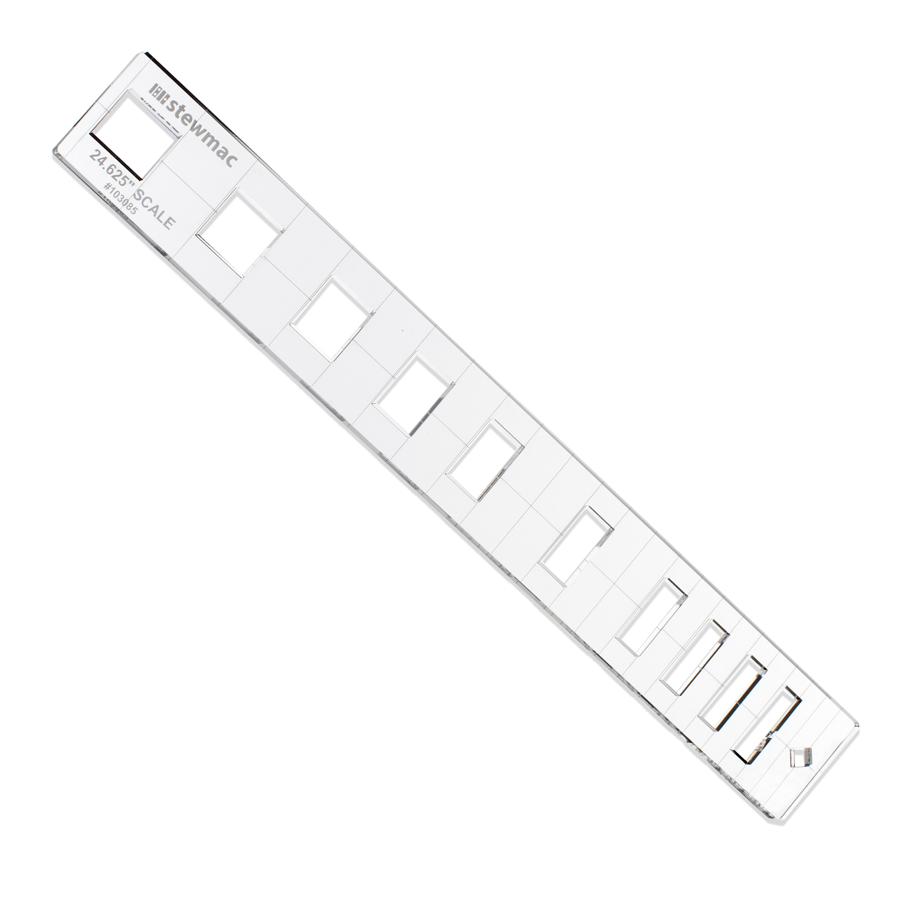 StewMac Fingerboard Inlay Template, Custom, 24.625" Scale