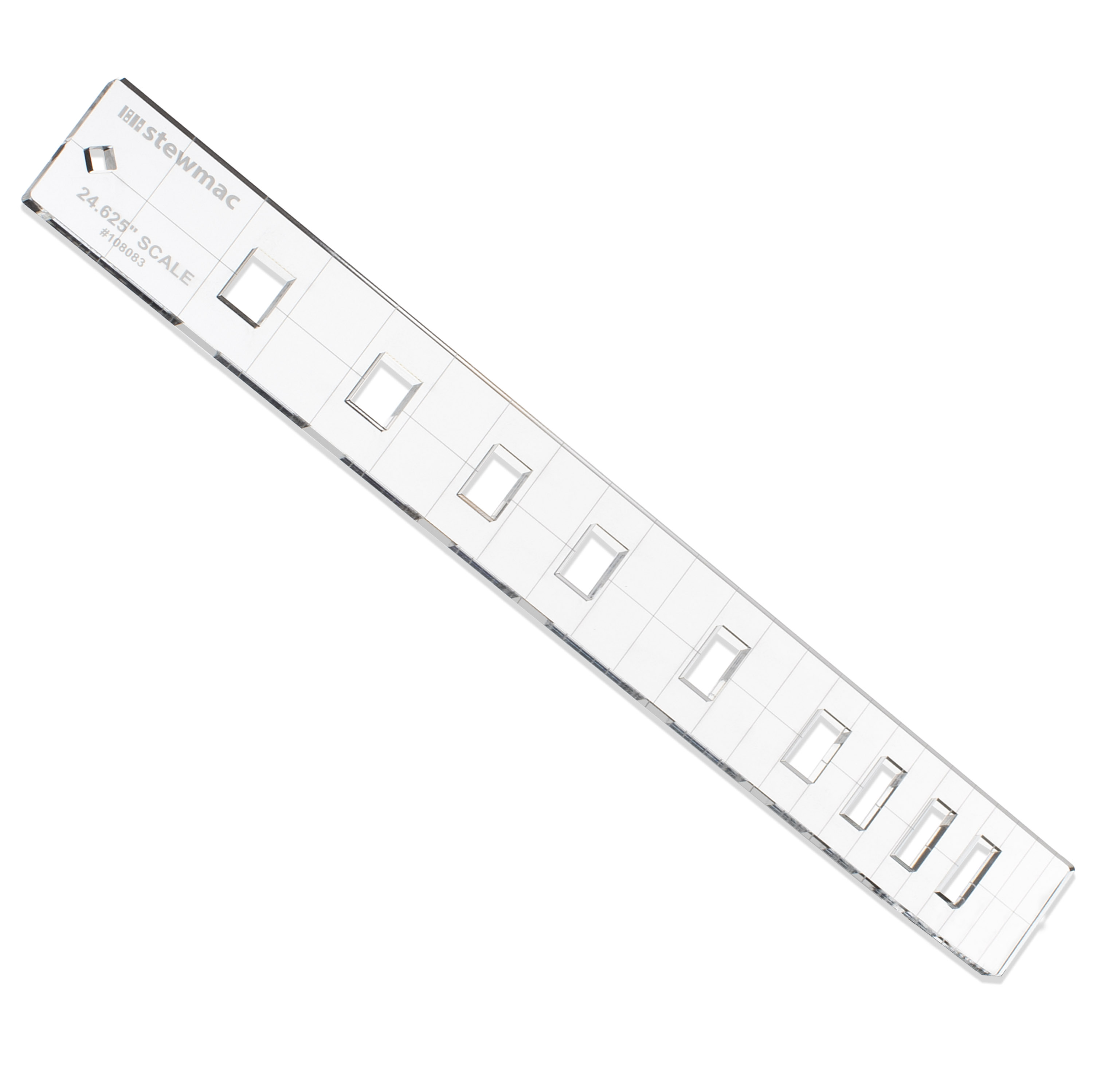 StewMac Fingerboard Inlay Template, Small Block, 24.625" Scale
