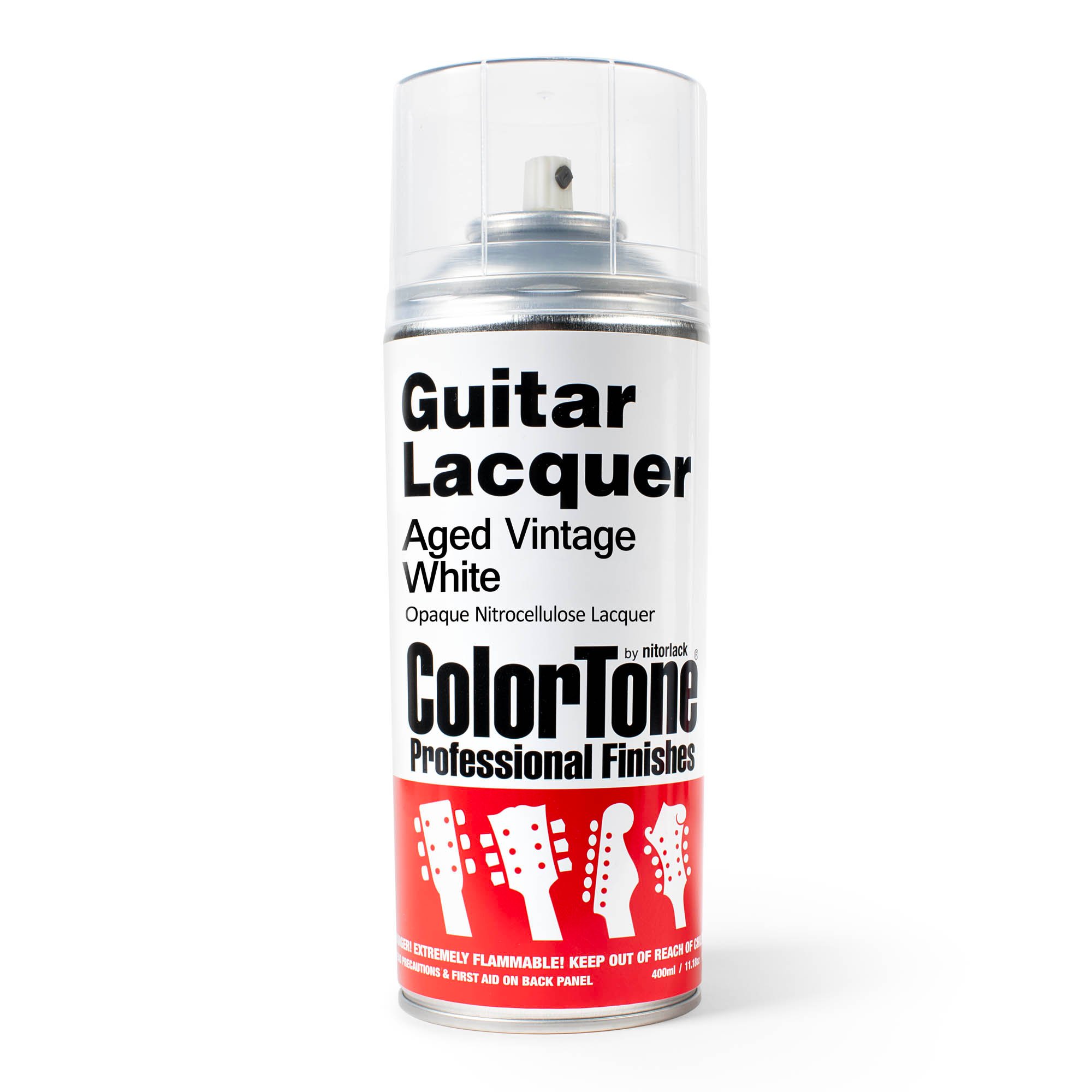 ColorTone Aerosol Guitar Lacquer, Aged Vintage White