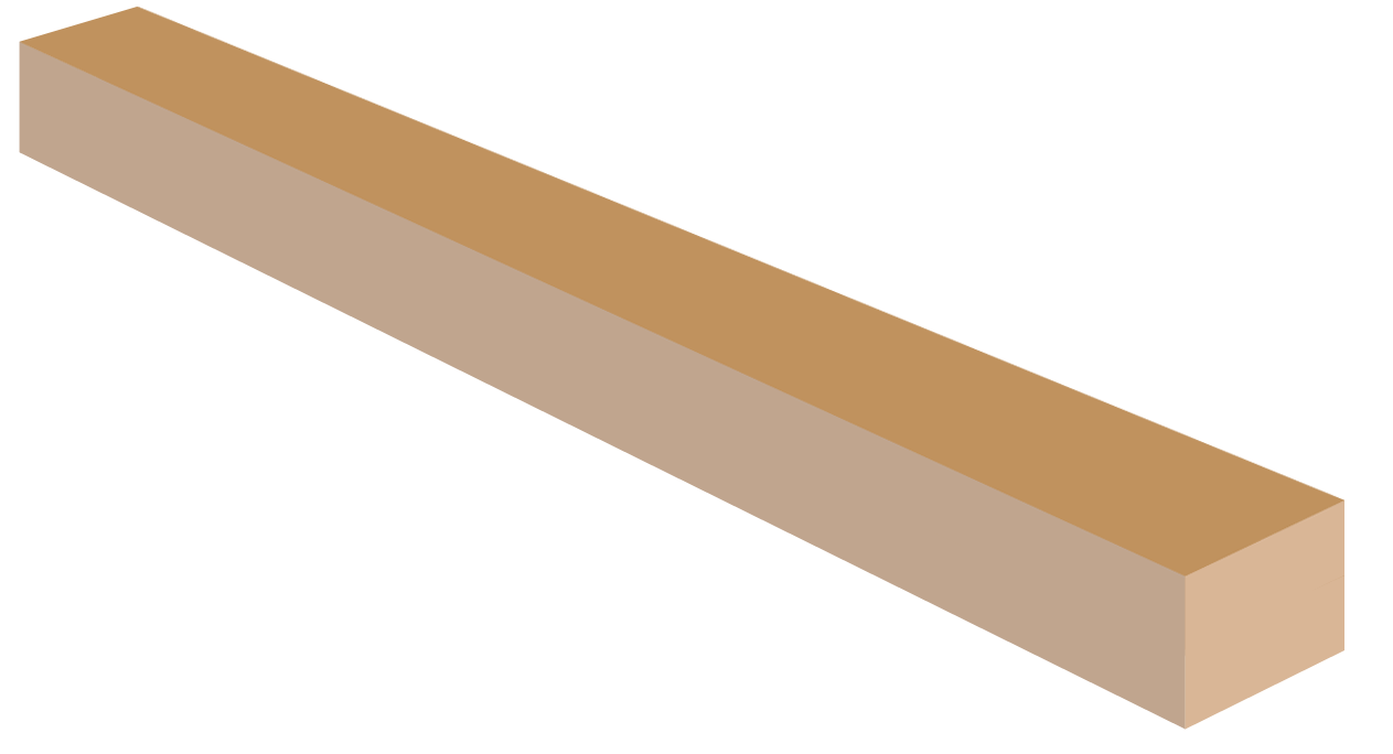 Black Limba Neck Blanks, AA, 2" x 3" x 36"