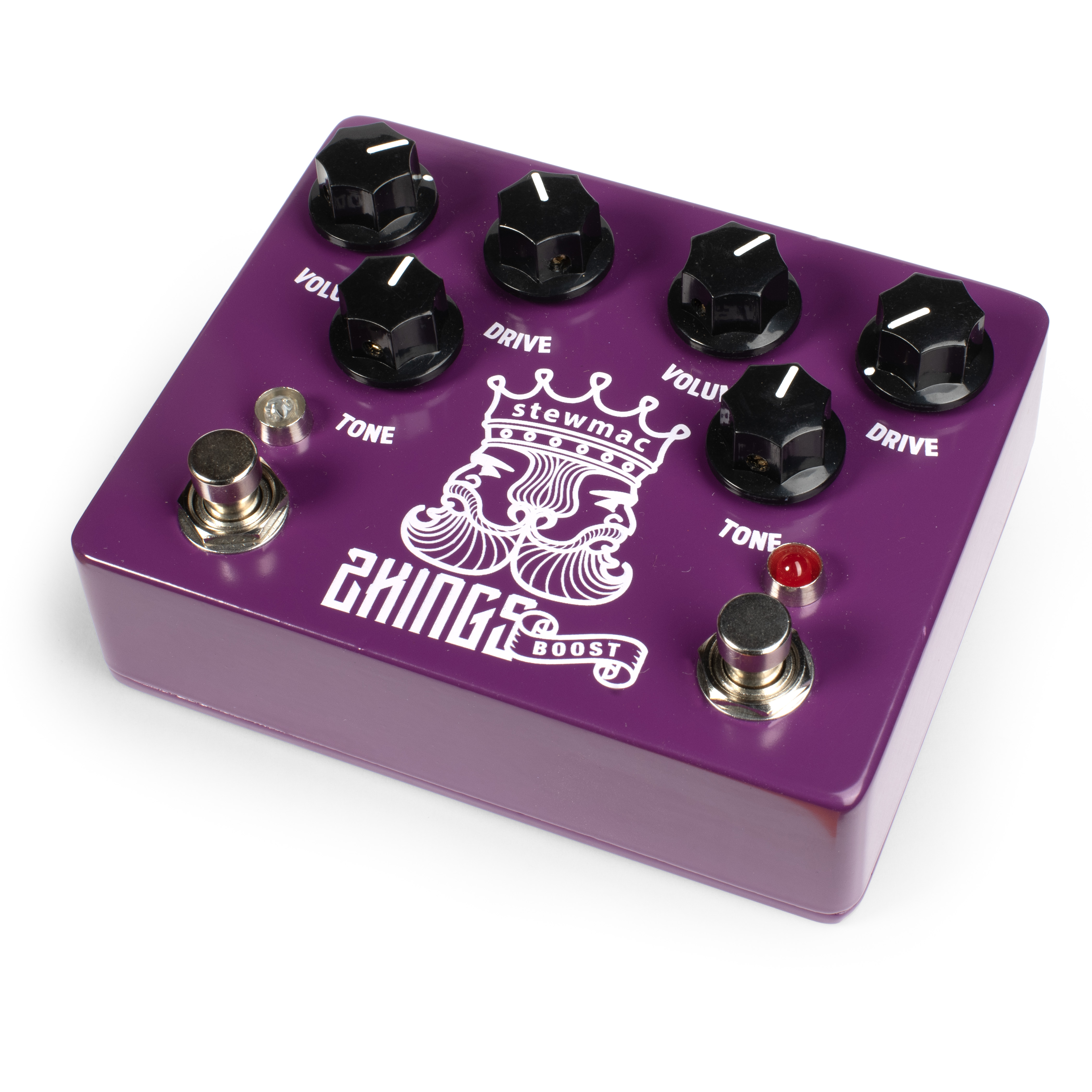 Two Kings Boost Dual Overdrive Pedal - StewMac