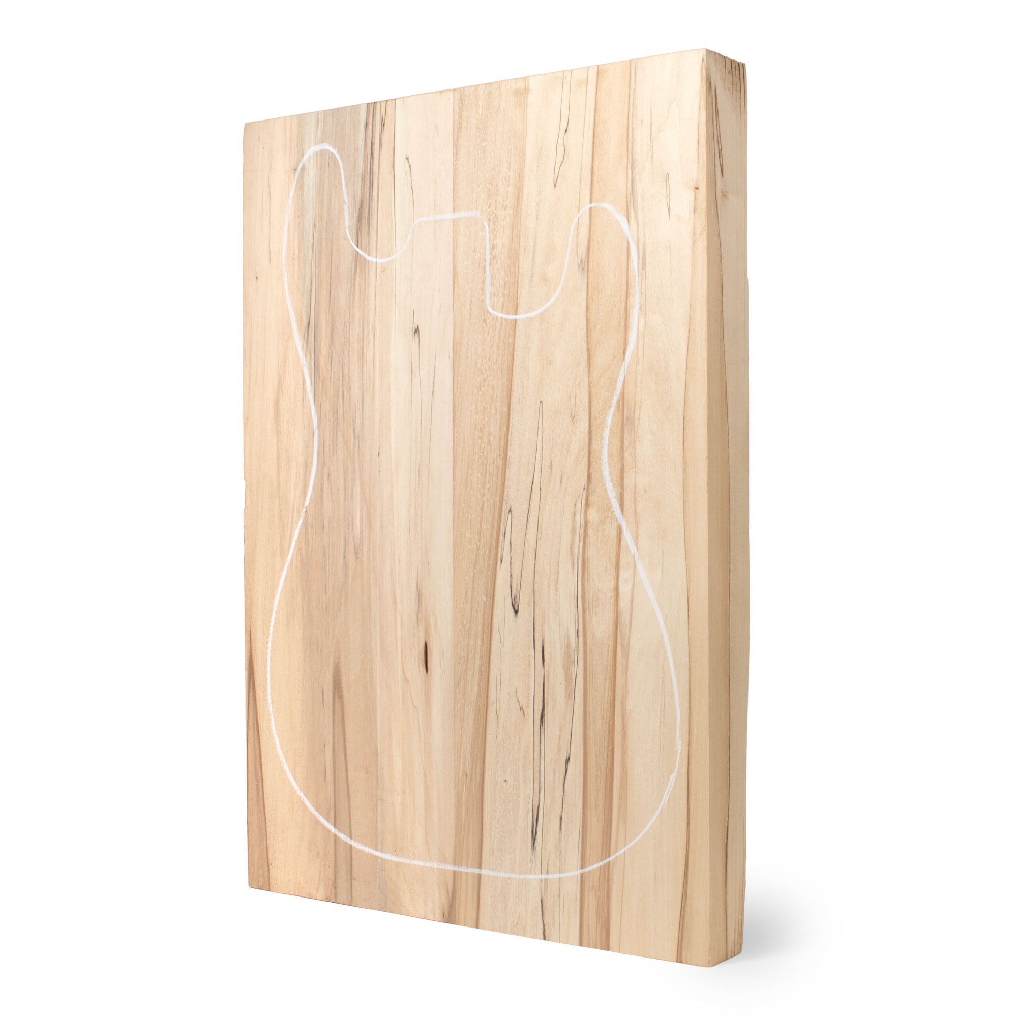 Spalted Basswood Body Blank, 2-Piece