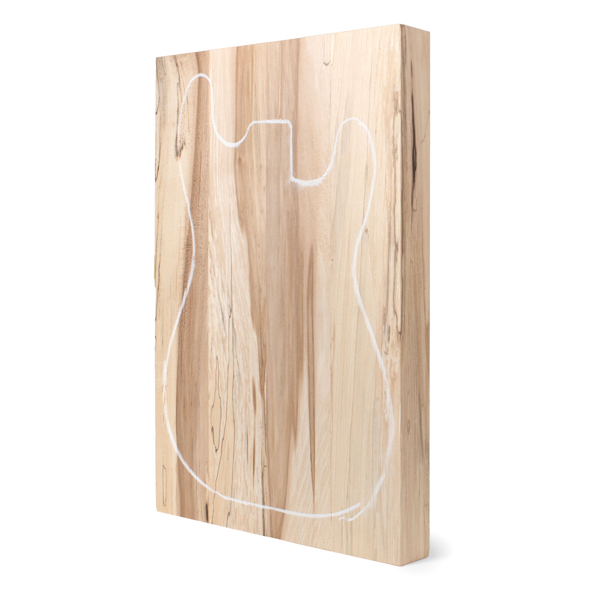 Spalted Basswood Body Blank, 4-Piece