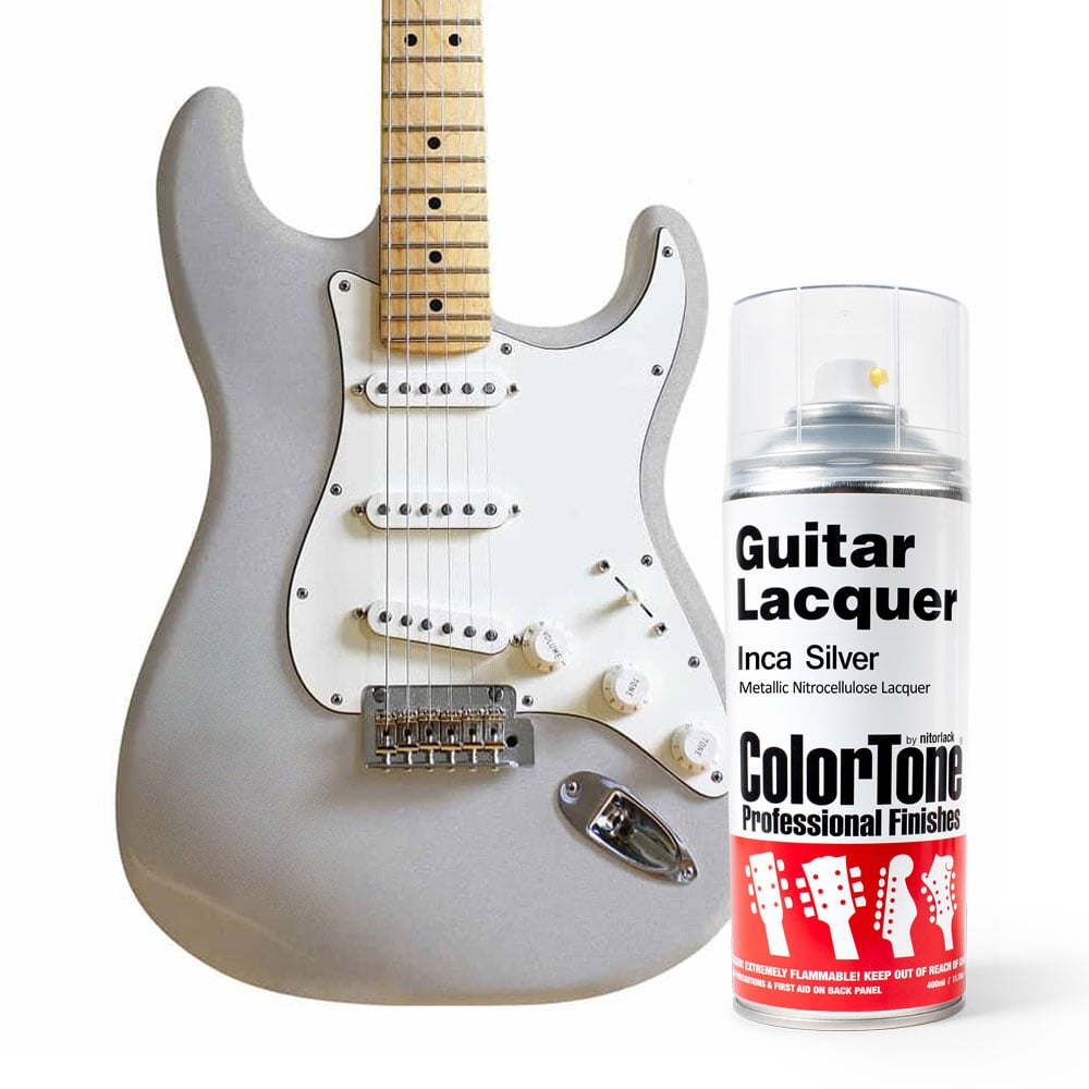 ColorTone Aerosol Guitar Lacquer, Silver