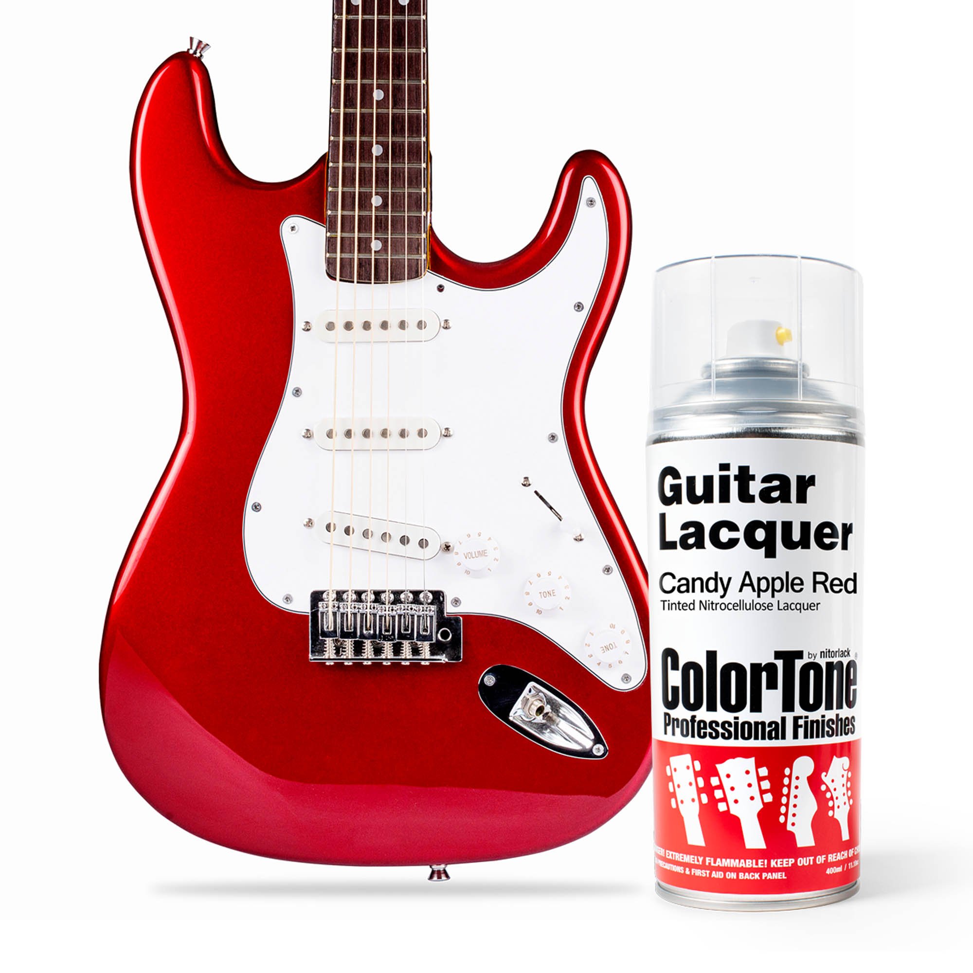 ColorTone Aerosol Guitar Lacquer, Candy Apple Red