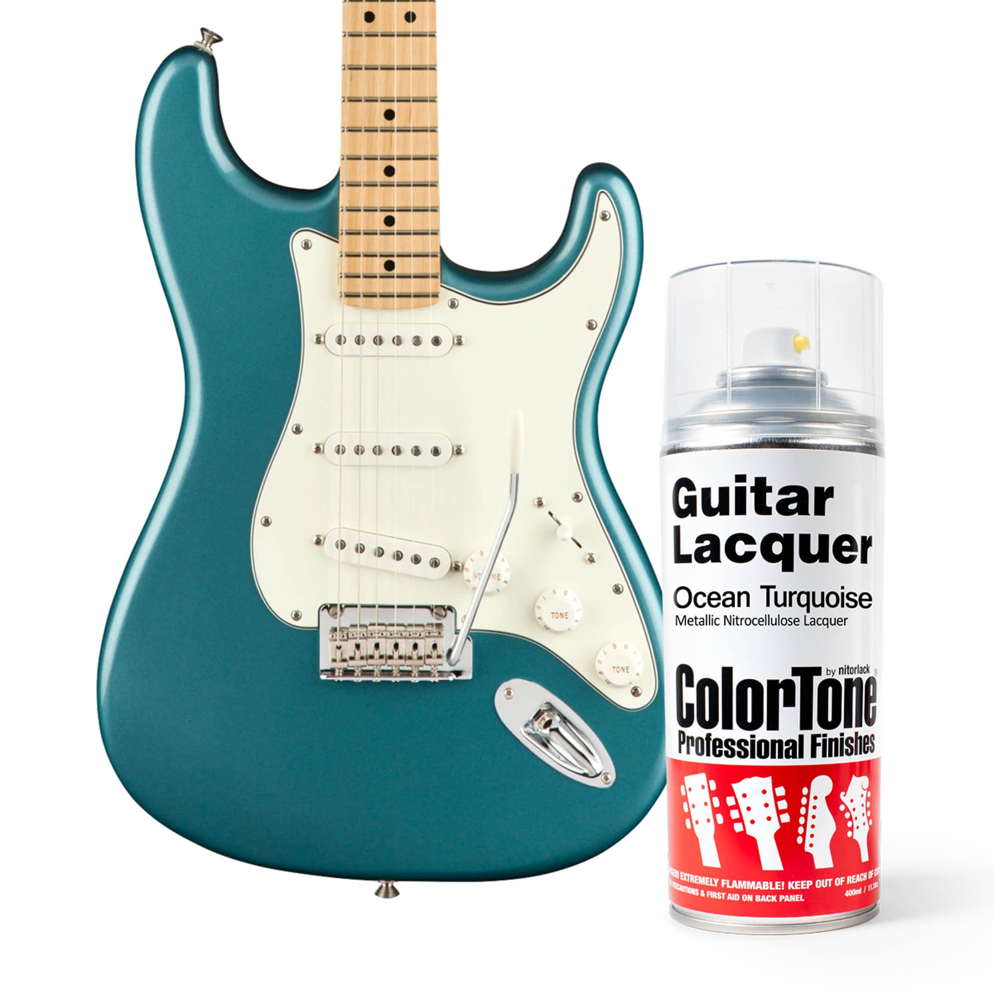 ColorTone Aerosol Guitar Lacquer, Ocean Turquoise