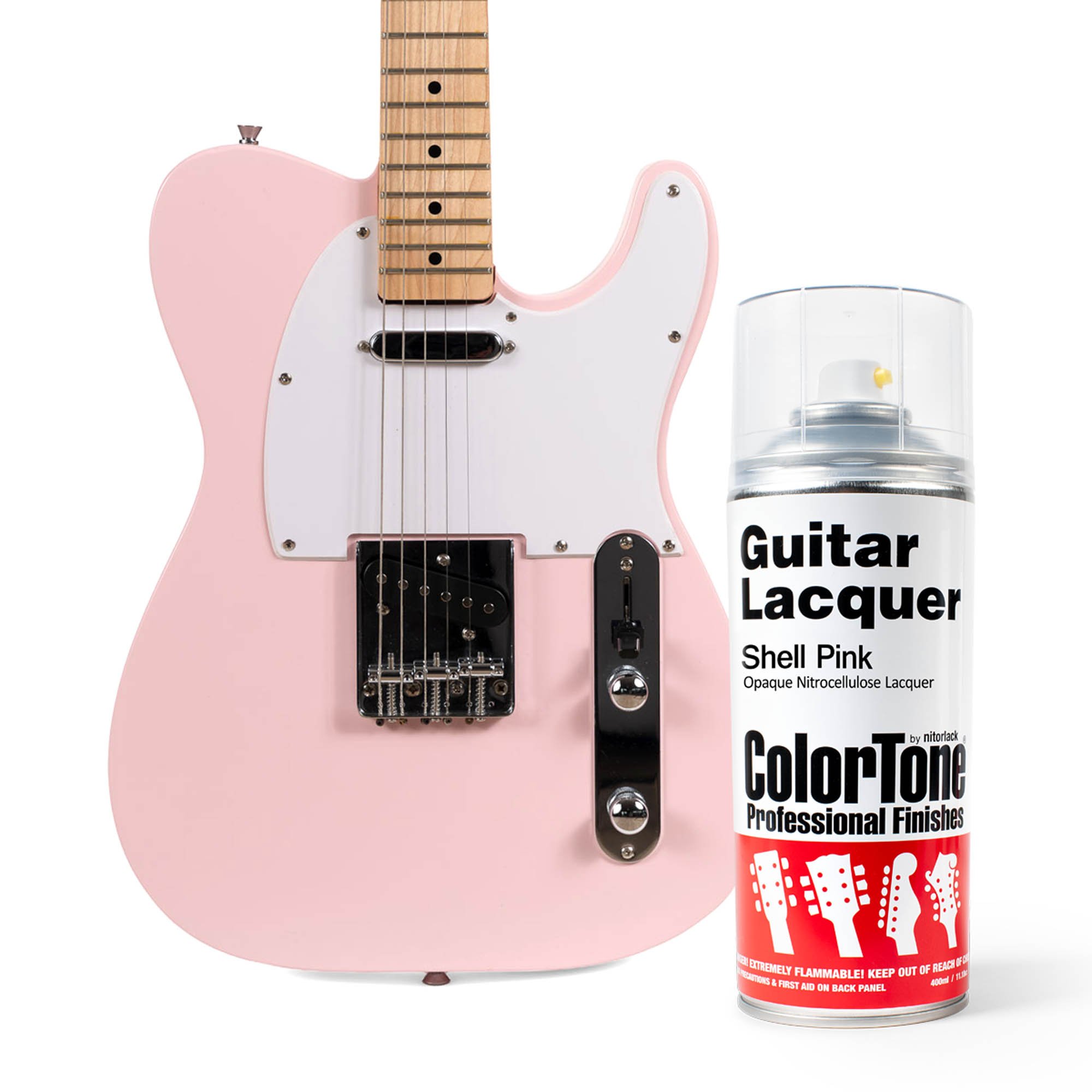 ColorTone Aerosol Guitar Lacquer, Shell Pink