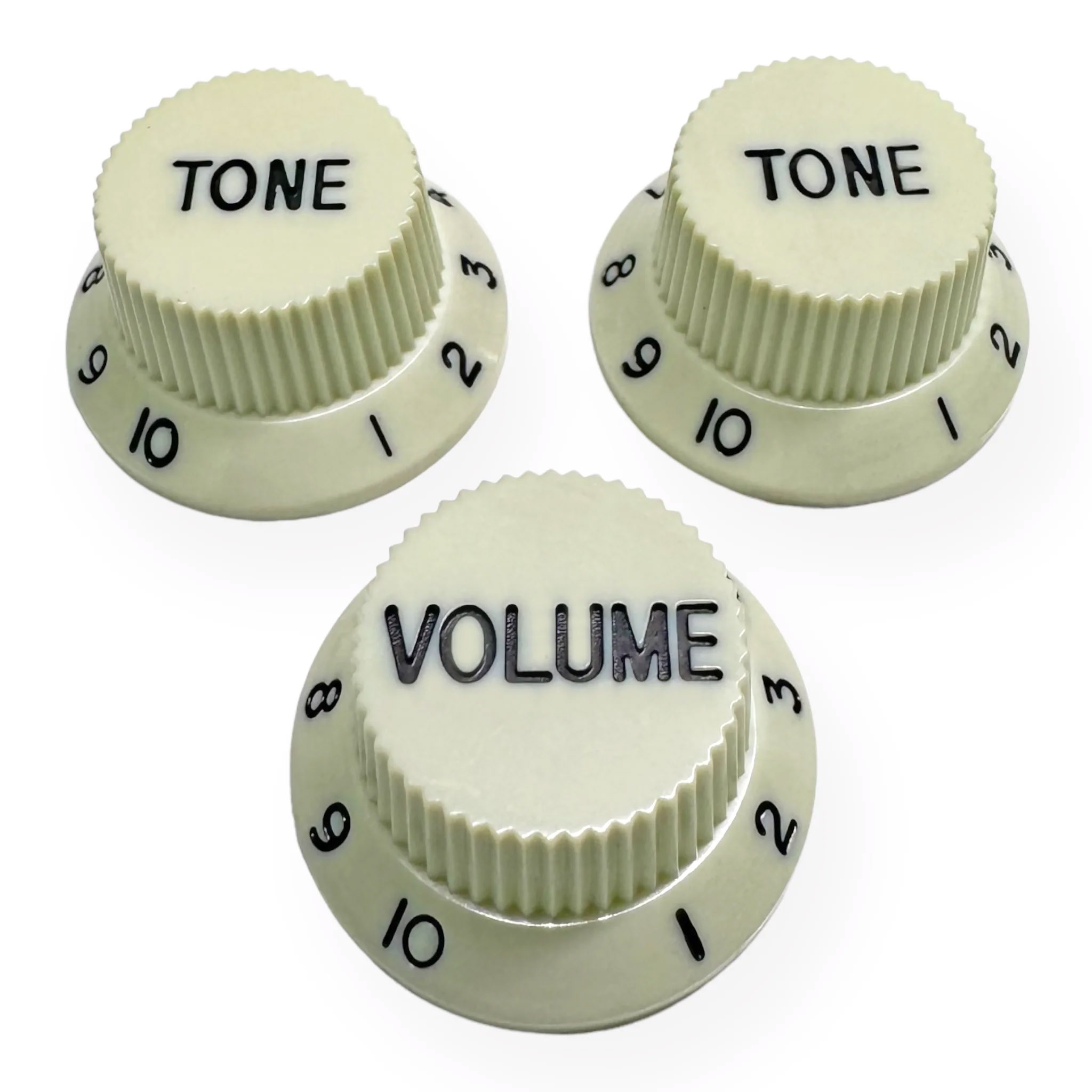 StewMac Volume + Tone Knobs for Strat - Set of 3