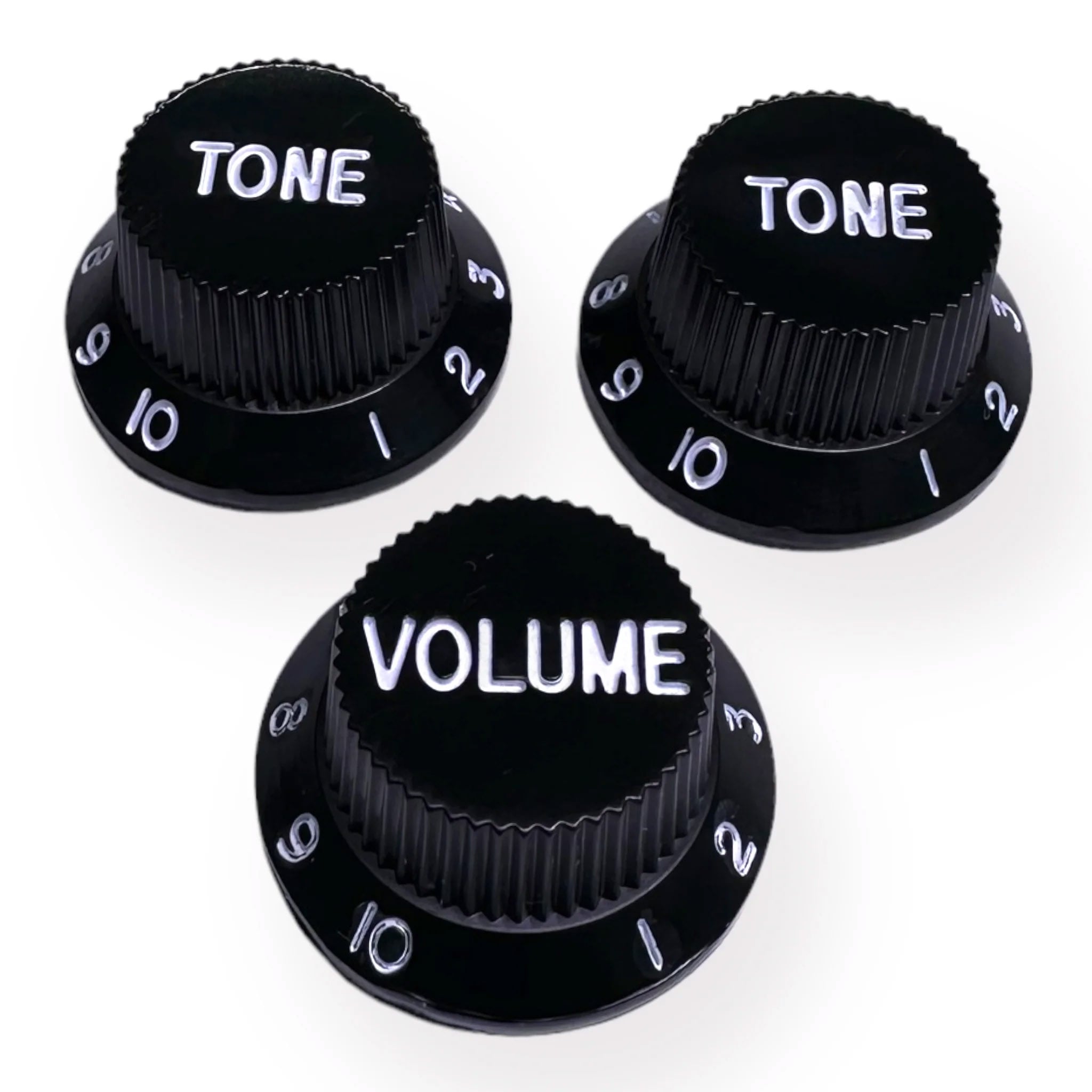 StewMac Volume + Tone Knobs for Strat - Set of 3