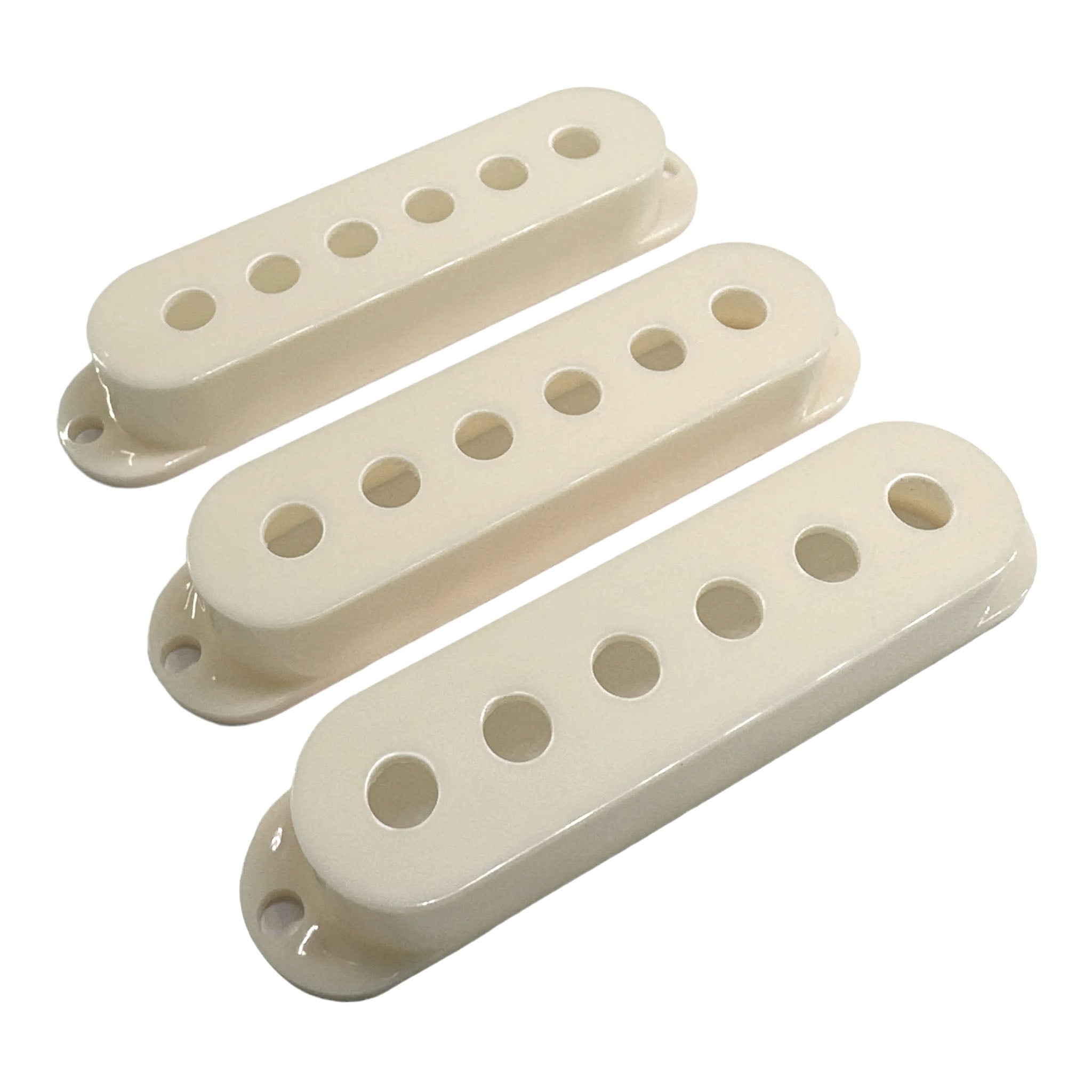 StewMac Pickup Cover Set with Vintage Spacing, Parchment