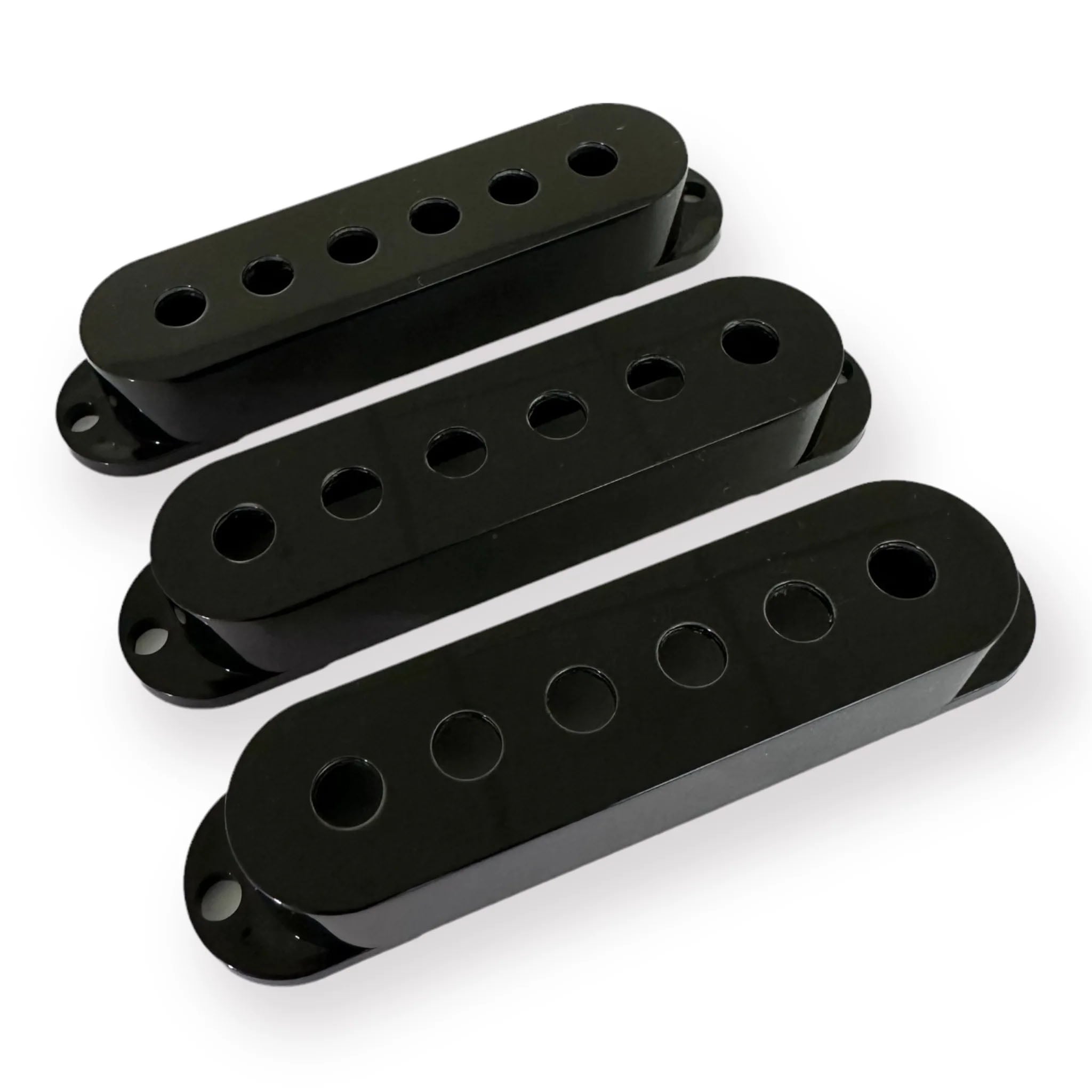 StewMac Pickup Cover Set with Modern Spacing, Black