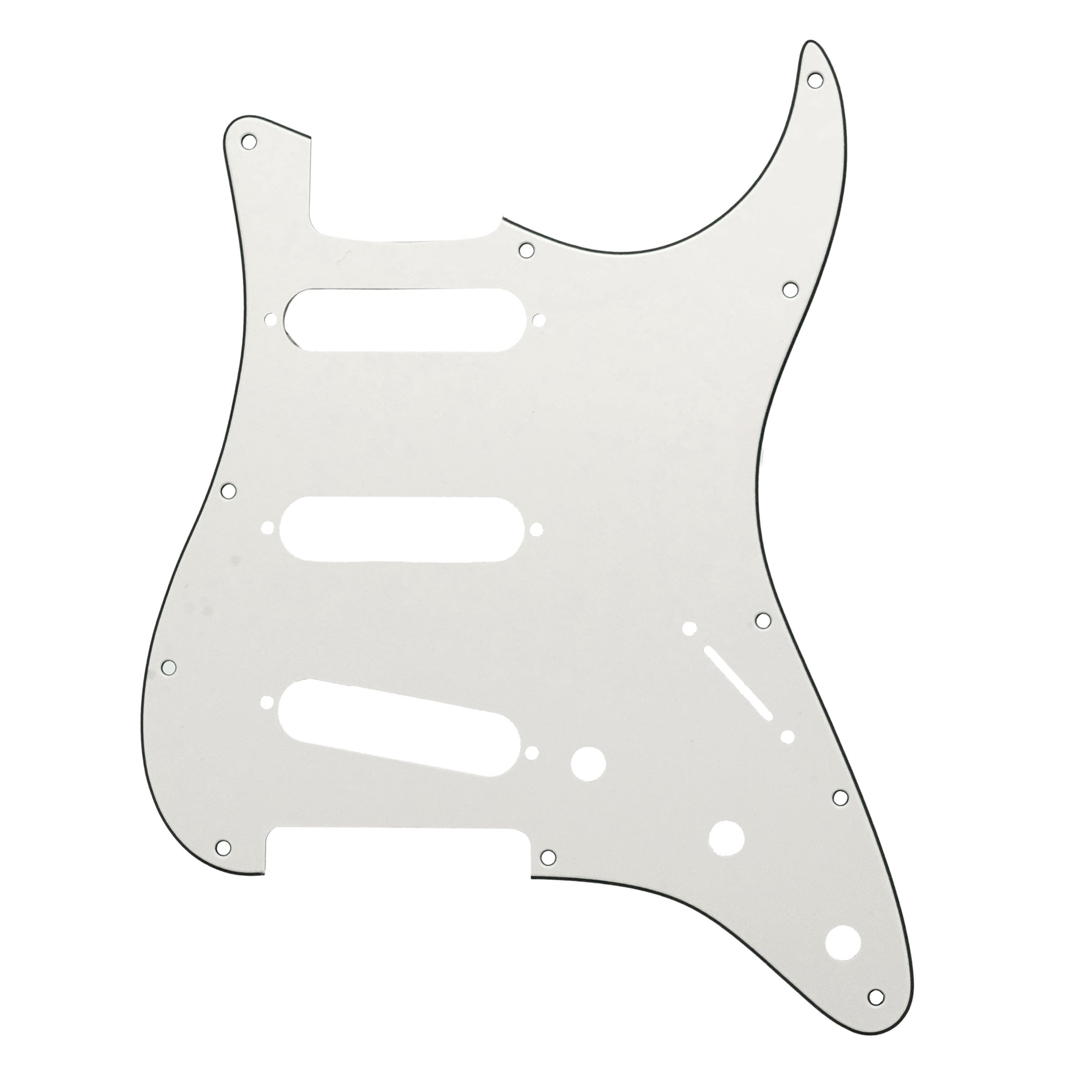 StewMac Pickguard for Strat, 3-ply, Parchment