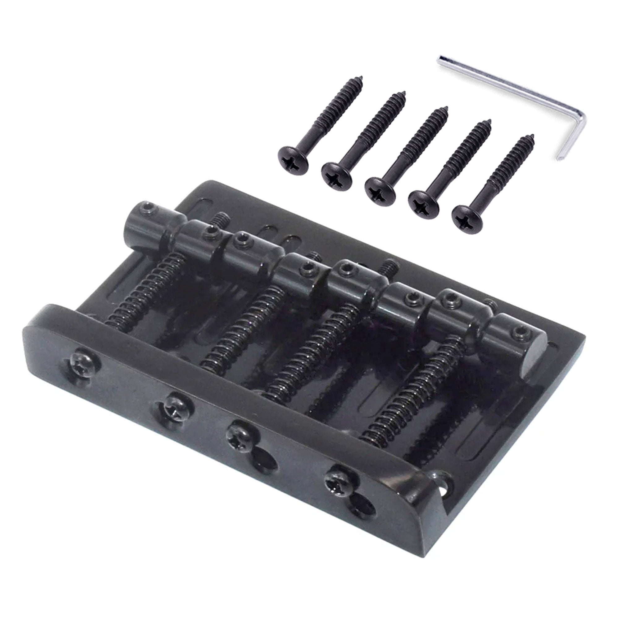 StewMac Top-Load Bass Bridge, Black