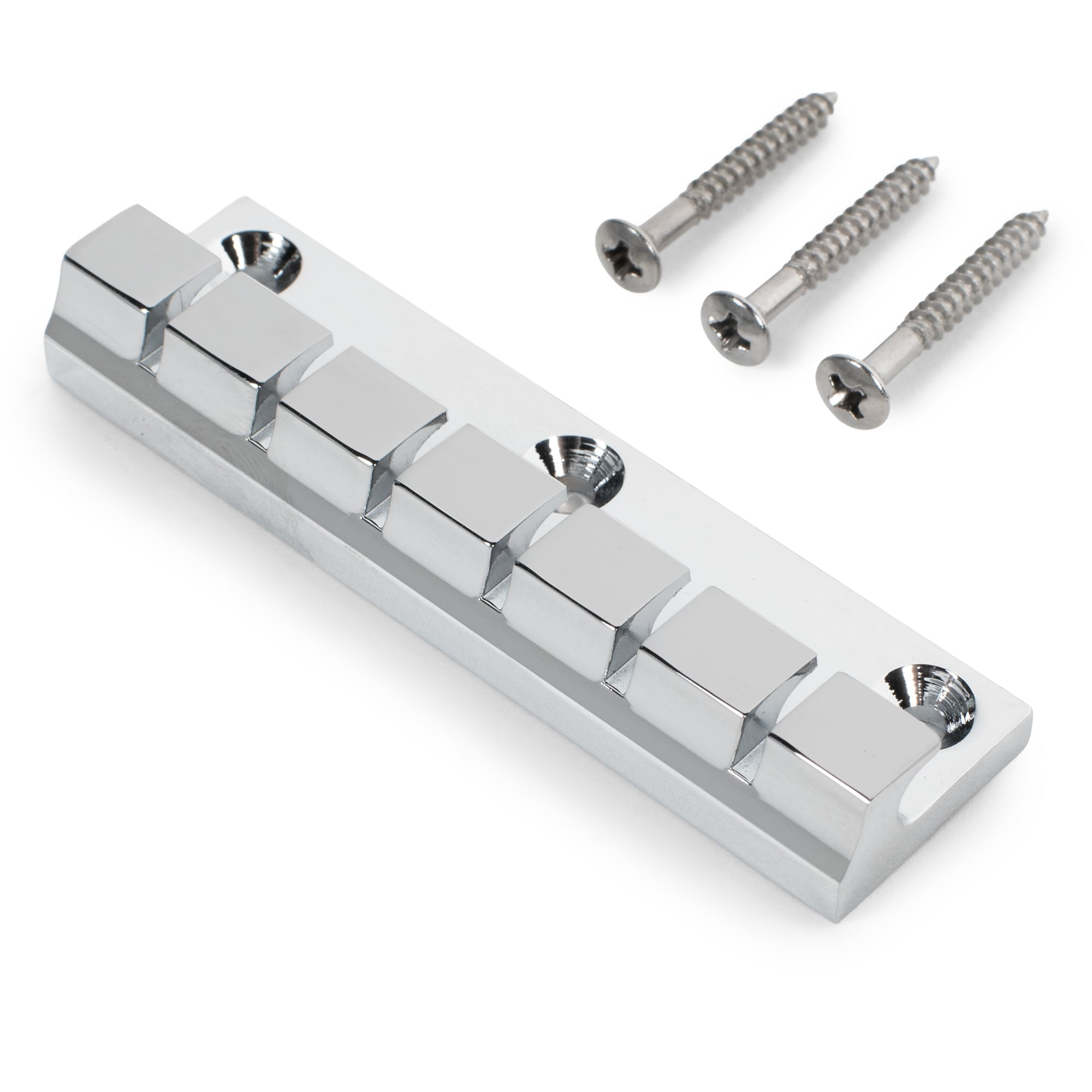 StewMac Thin-Body Tailpiece, Chrome
