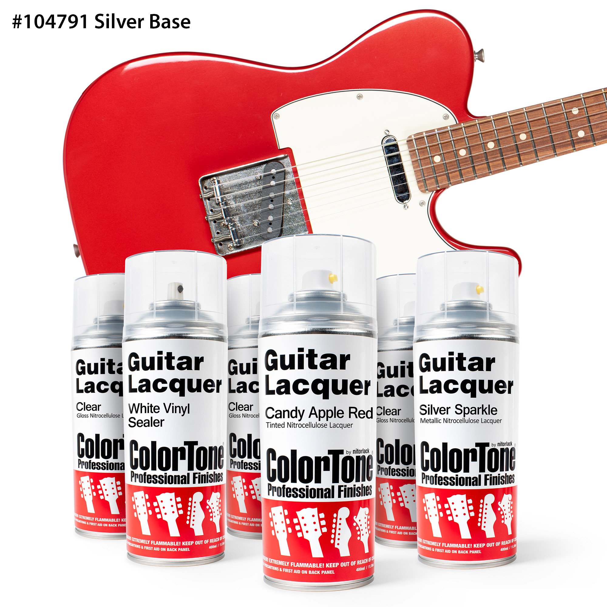 ColorTone Aerosol Finishing Set for Candy Apple Red