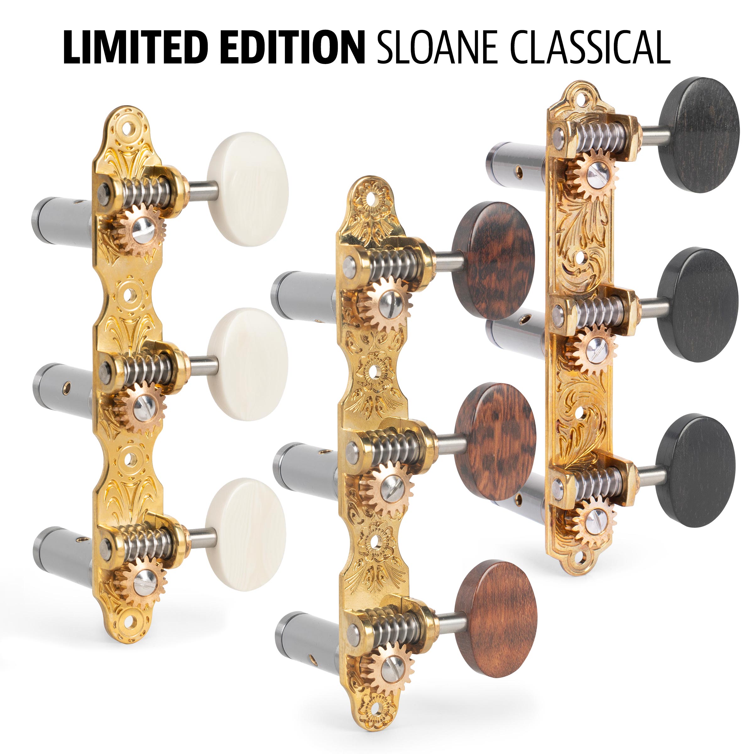 LIMITED EDITION Prototype Sloane Classical Tuners with Aluminum Rollers