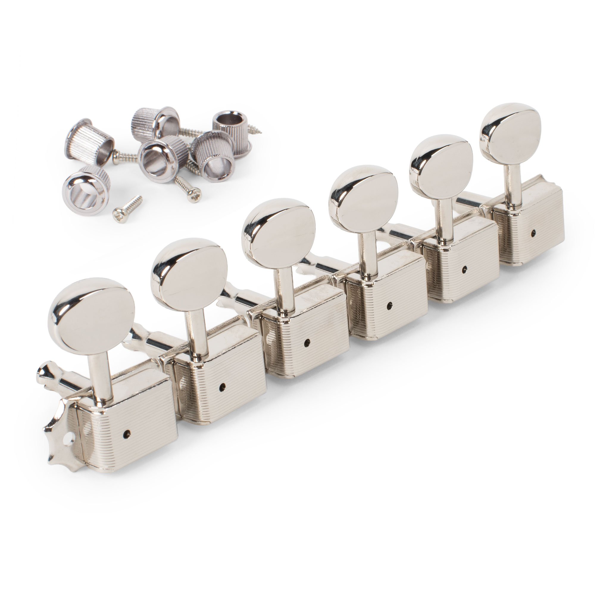 Golden Age Vintage-style Oval Knob 6-In-Line Tuners