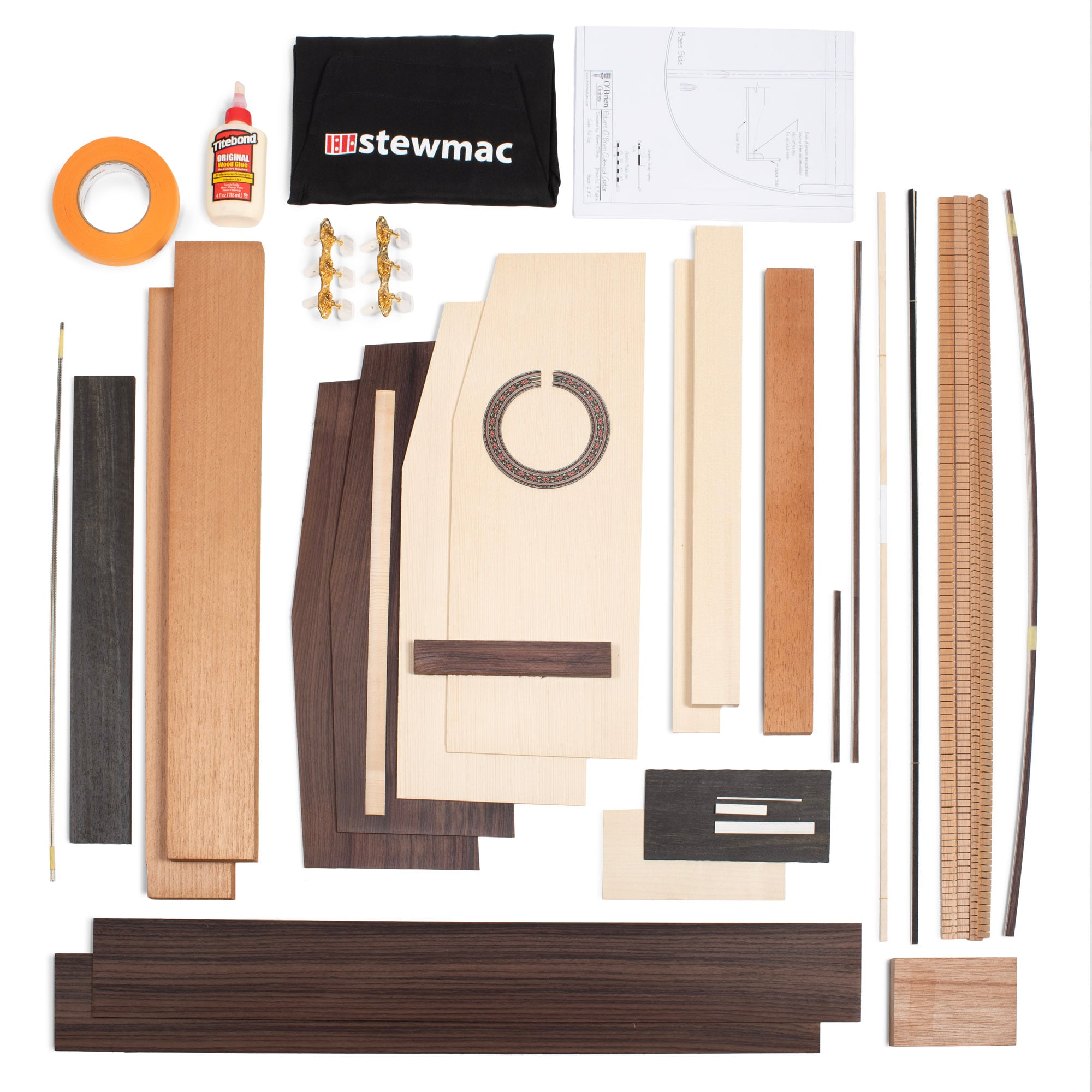 StewMac Unserviced Classical Guitar Kit