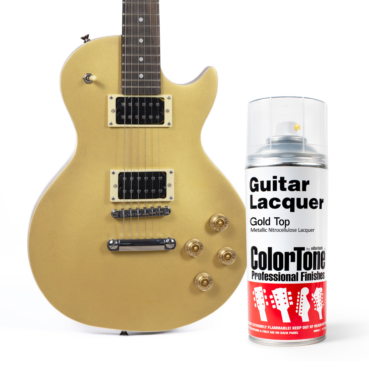 ColorTone Aerosol Guitar Lacquer, Antique Gold