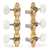 LIMITED EDITION Prototype Sloane Classical Tuners with Aluminum Rollers, Flower Baseplate, Pearloid Knobs