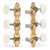 LIMITED EDITION Prototype Sloane Classical Tuners with Aluminum Rollers, Flower Baseplate, Ivoroid Knobs