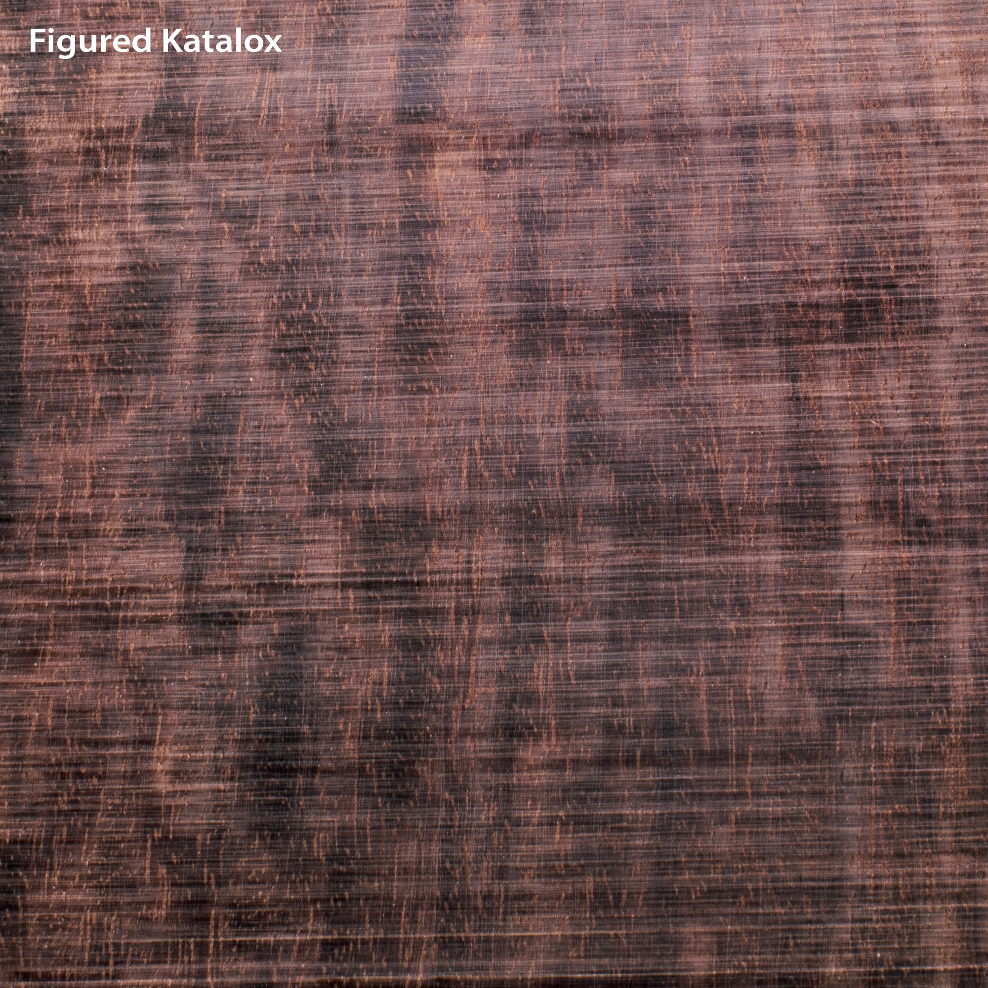 AAA Figured Katalox, Guitar, Overlay, Unsanded .125 x 4 x 8
